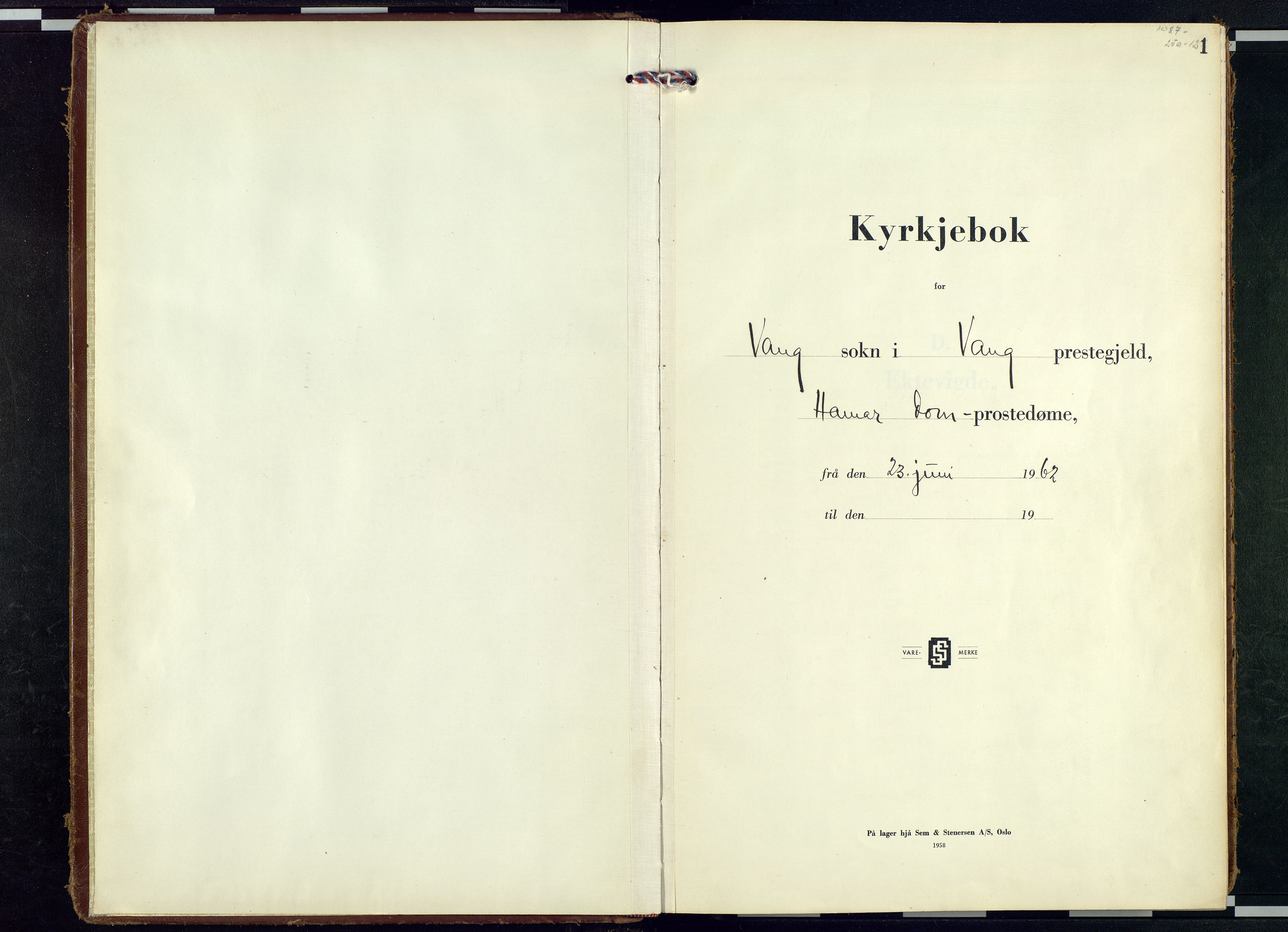 Vang prestekontor, Hedmark, AV/SAH-PREST-008/H/Ha/Haa/L0027: Ministerialbok nr. 27, 1962-2005