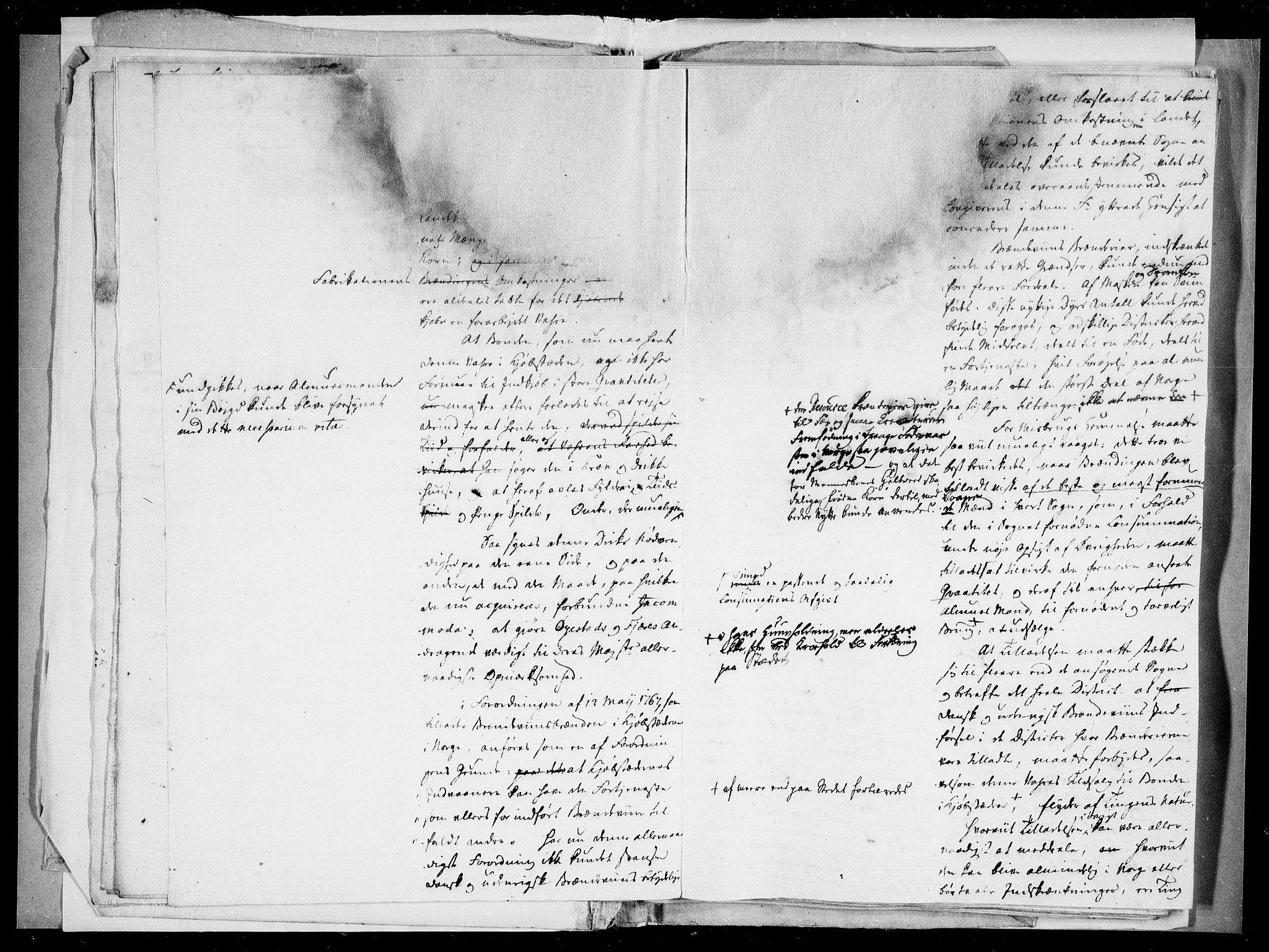 Danske Kanselli, Skapsaker, AV/RA-EA-4061/F/L0098: Skap 16, pakke 7 IV, 1787-1788, s. 137