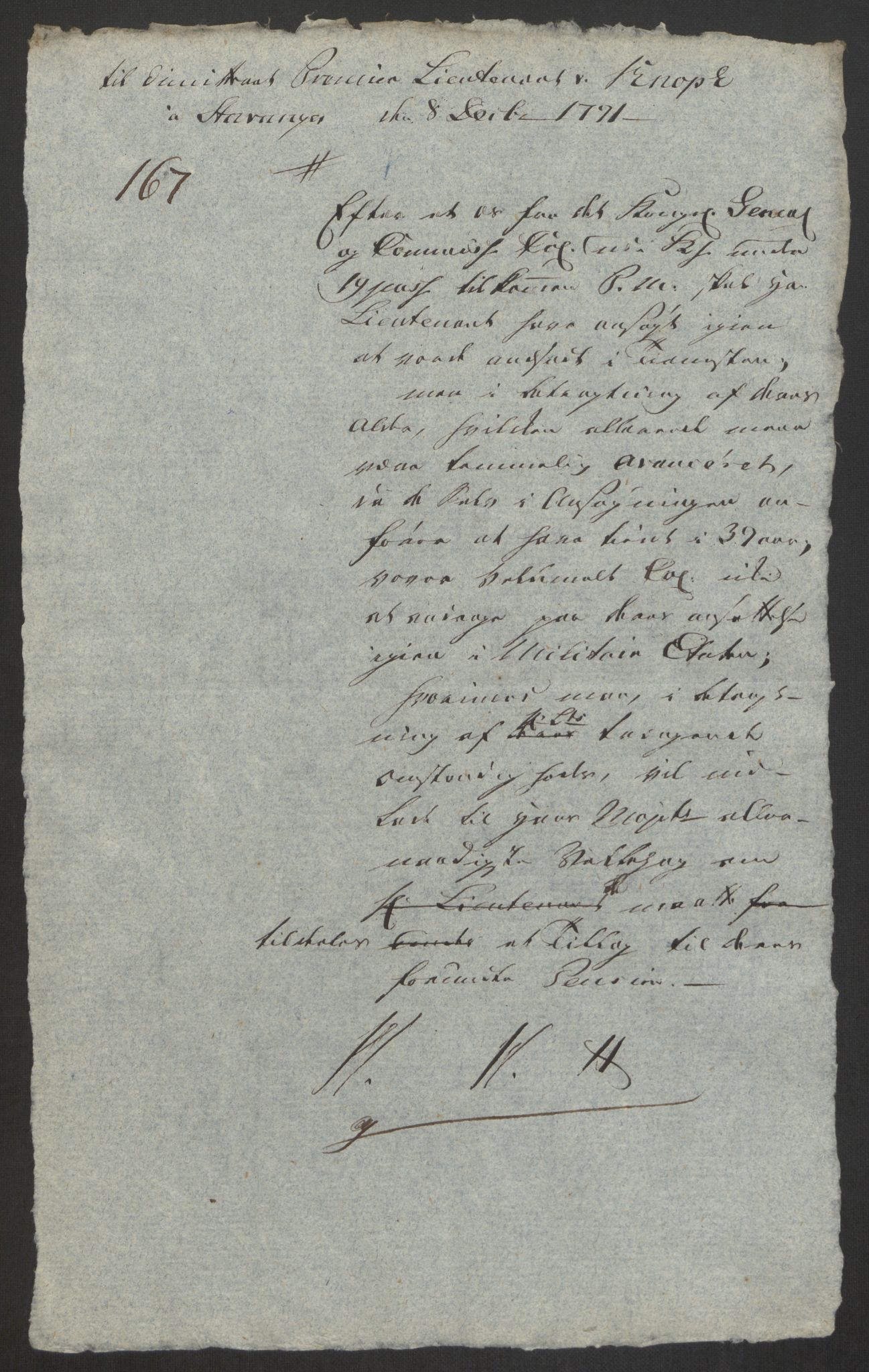 Forsvaret, Den norske kvesthuskasse/krigshospitalkasse, AV/RA-RAFA-1887/F/Fa/L0008: Konsepter, 1790-1793, s. 679