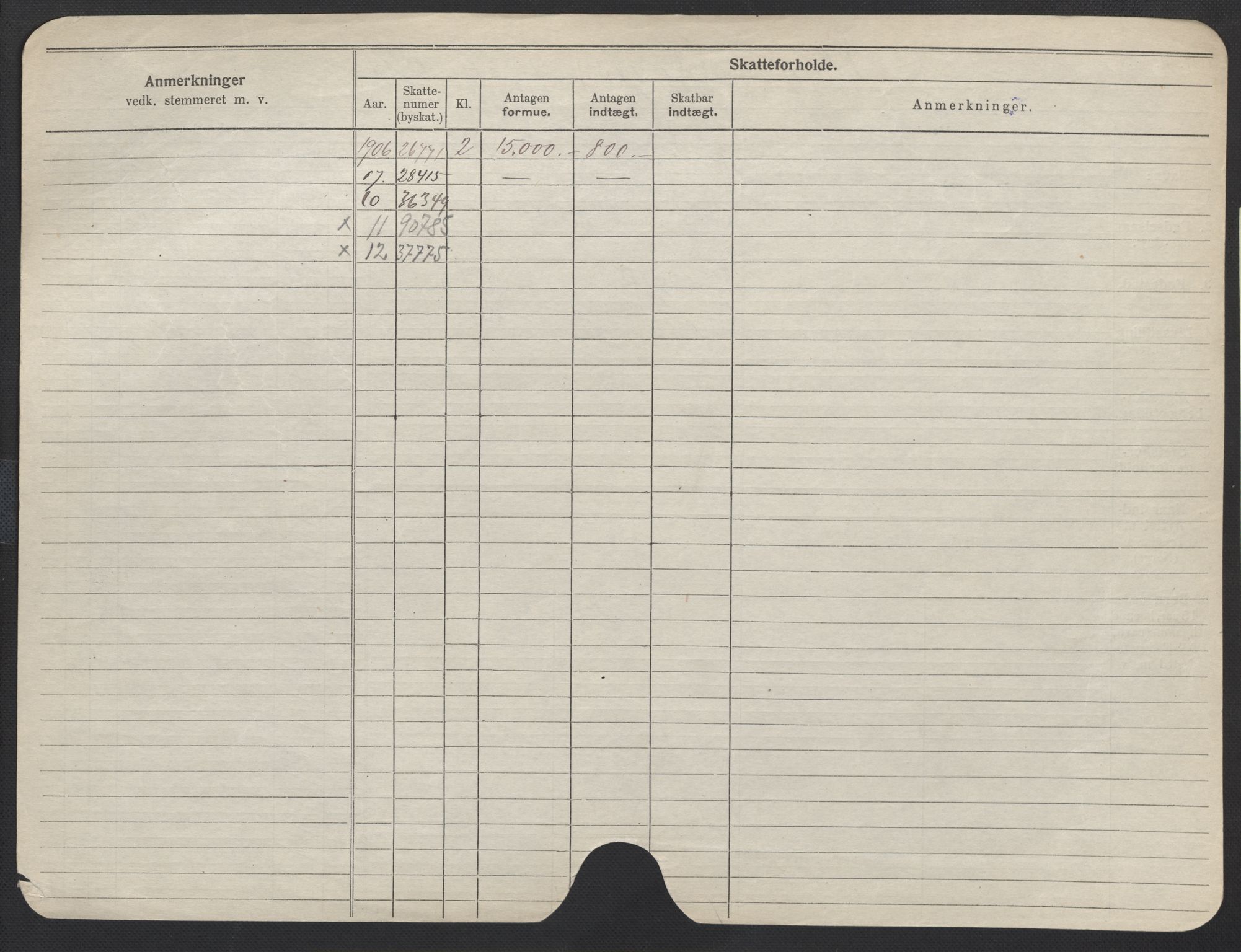 Oslo folkeregister, Registerkort, AV/SAO-A-11715/F/Fa/Fac/L0013: Kvinner, 1906-1914, s. 142b