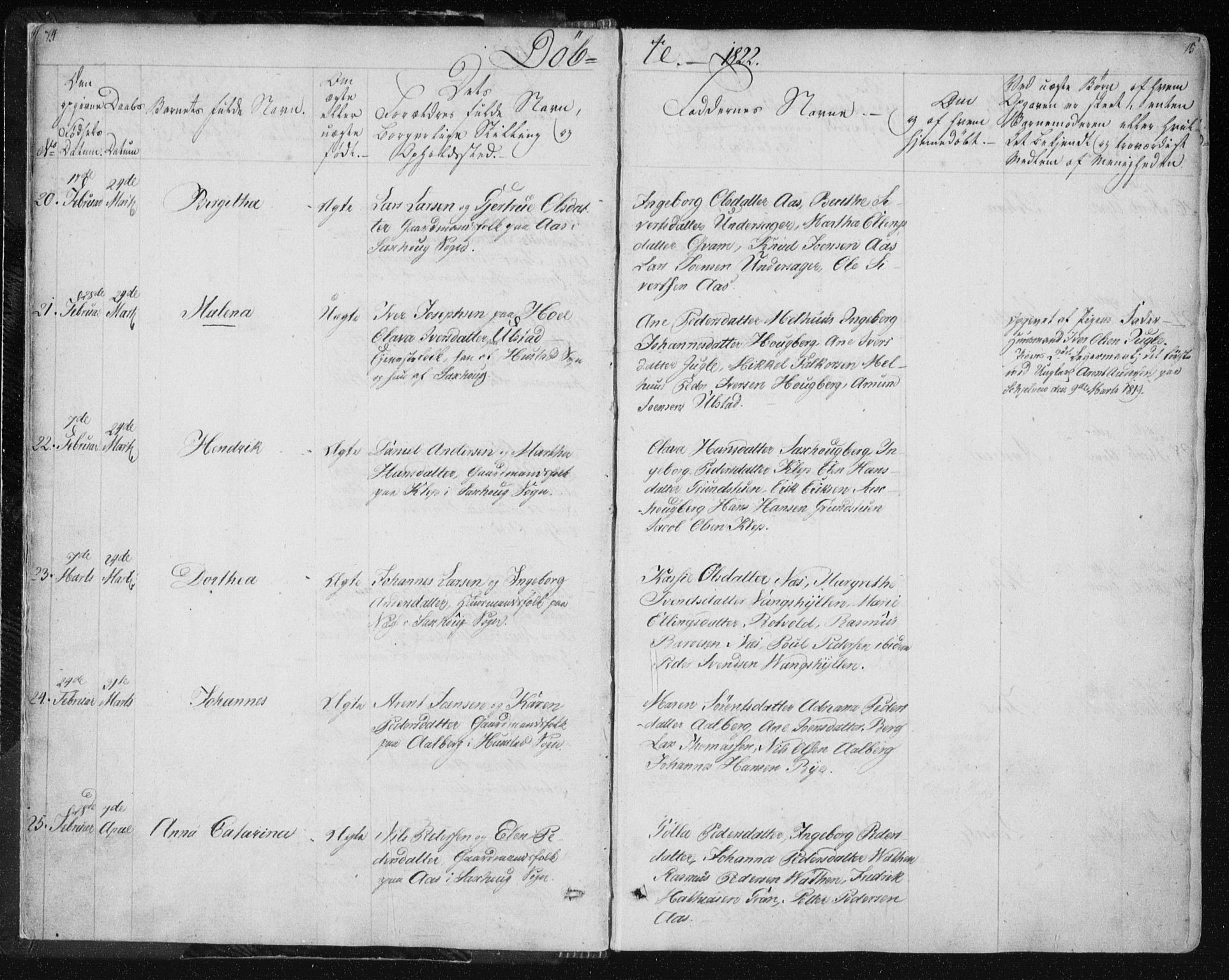 Ministerialprotokoller, klokkerbøker og fødselsregistre - Nord-Trøndelag, AV/SAT-A-1458/730/L0276: Ministerialbok nr. 730A05, 1822-1830, s. 14-15