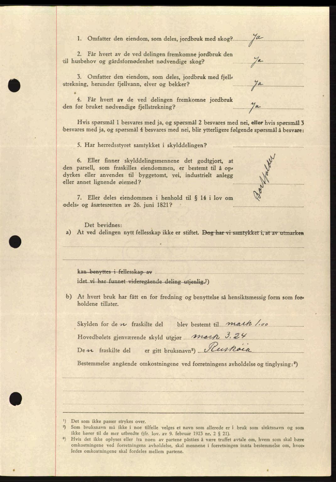 Nordmøre sorenskriveri, AV/SAT-A-4132/1/2/2Ca: Pantebok nr. A97, 1944-1944, Dagboknr: 595/1944