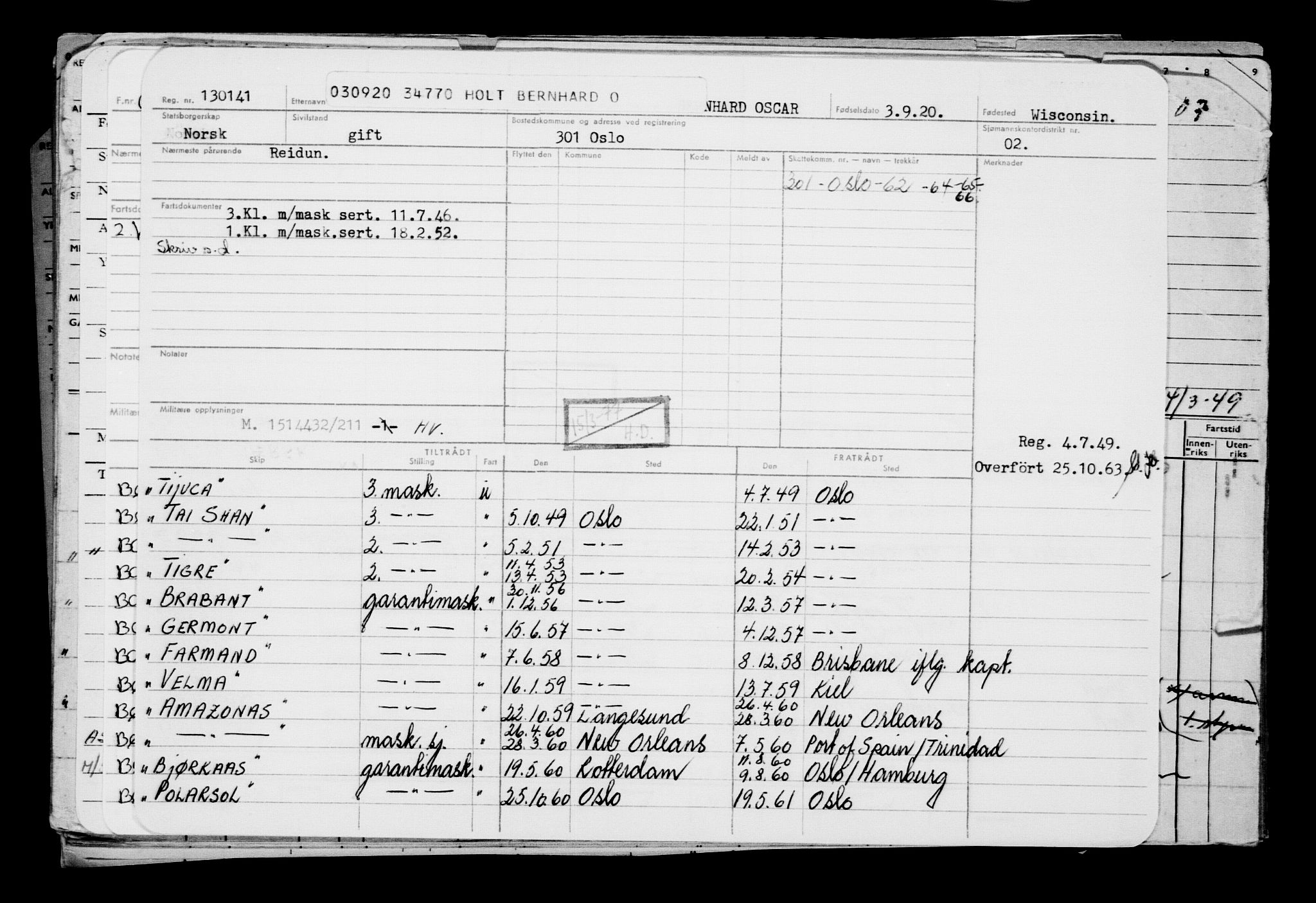 Direktoratet for sjømenn, AV/RA-S-3545/G/Gb/L0185: Hovedkort, 1920, s. 54