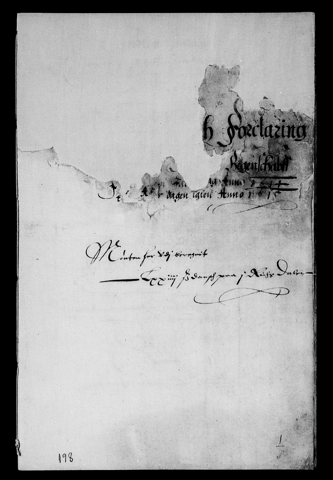 Rentekammeret inntil 1814, Reviderte regnskaper, Lensregnskaper, AV/RA-EA-5023/R/Rb/Rbr/L0004: Lista len, 1613-1616