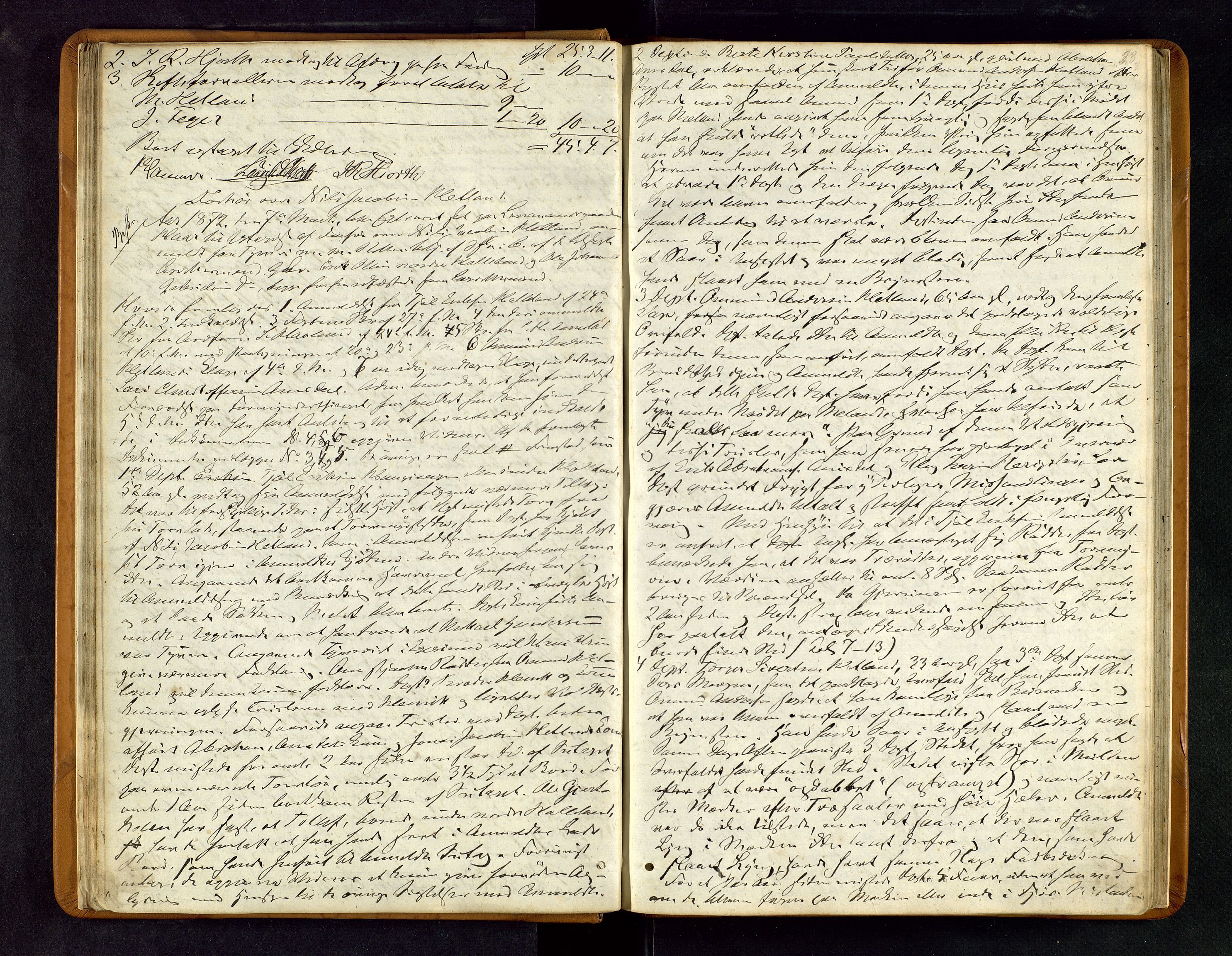 Dalane sorenskriveri, AV/SAST-A-100309/001/5/500/500BC/L0001: FORHANDLINGSPROTOKOLL, 1866-1880, s. 23