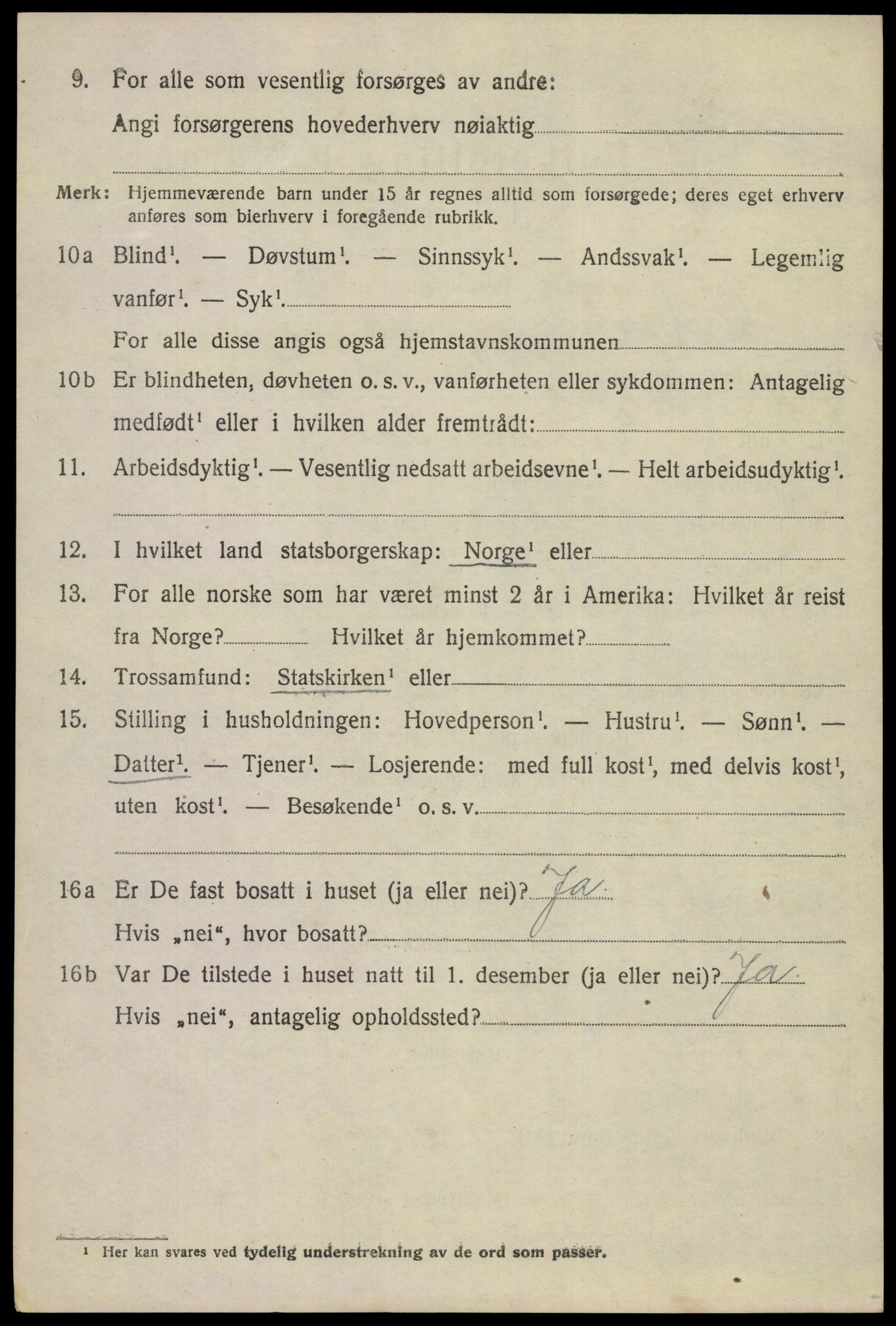 SAKO, Folketelling 1920 for 0812 Gjerpen herred, 1920, s. 3237