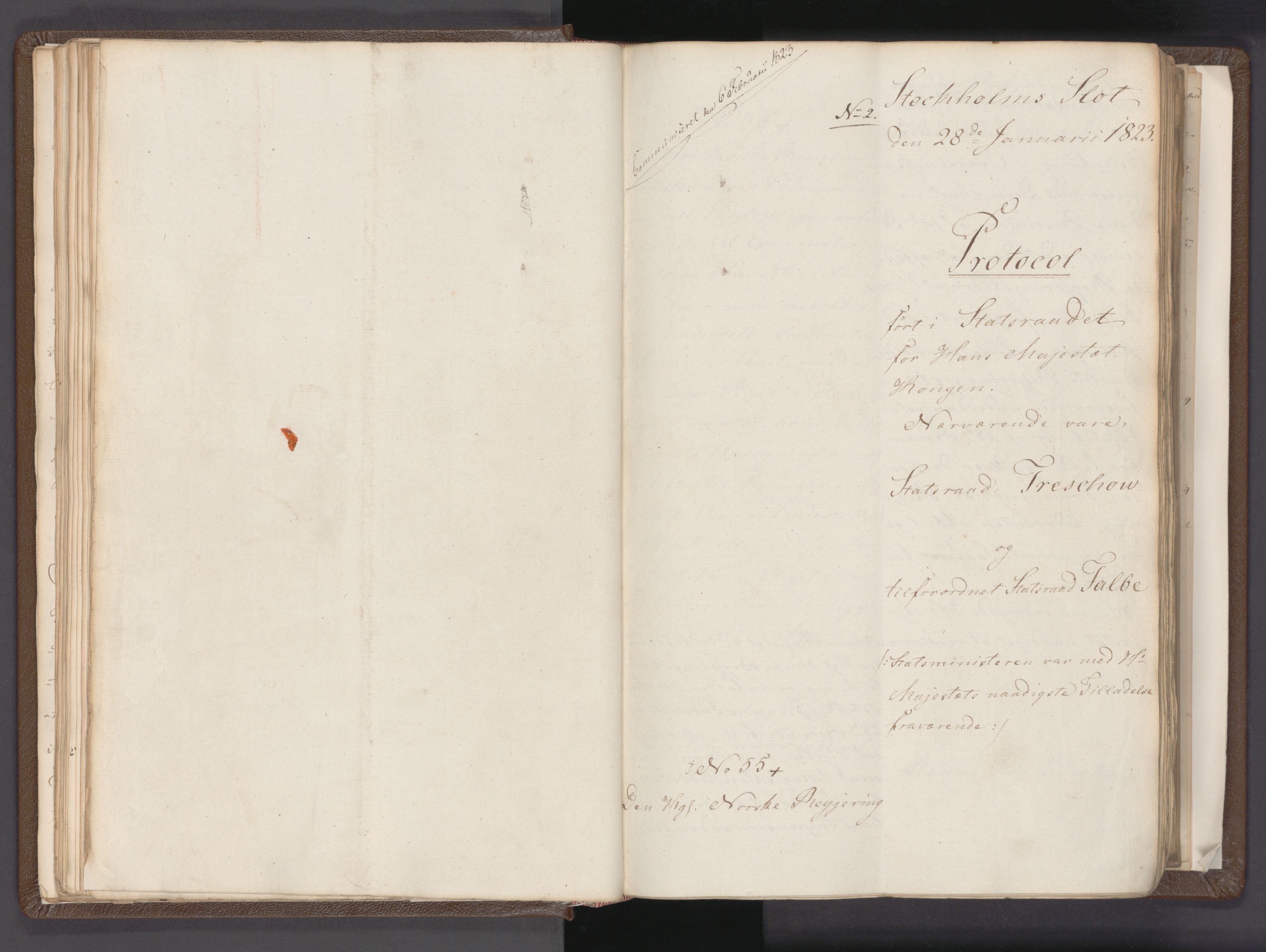 Statsrådssekretariatet, AV/RA-S-1001/A/Ab/L0016: Kgl. res. nr. 4-560, 1. halvår I, 1823