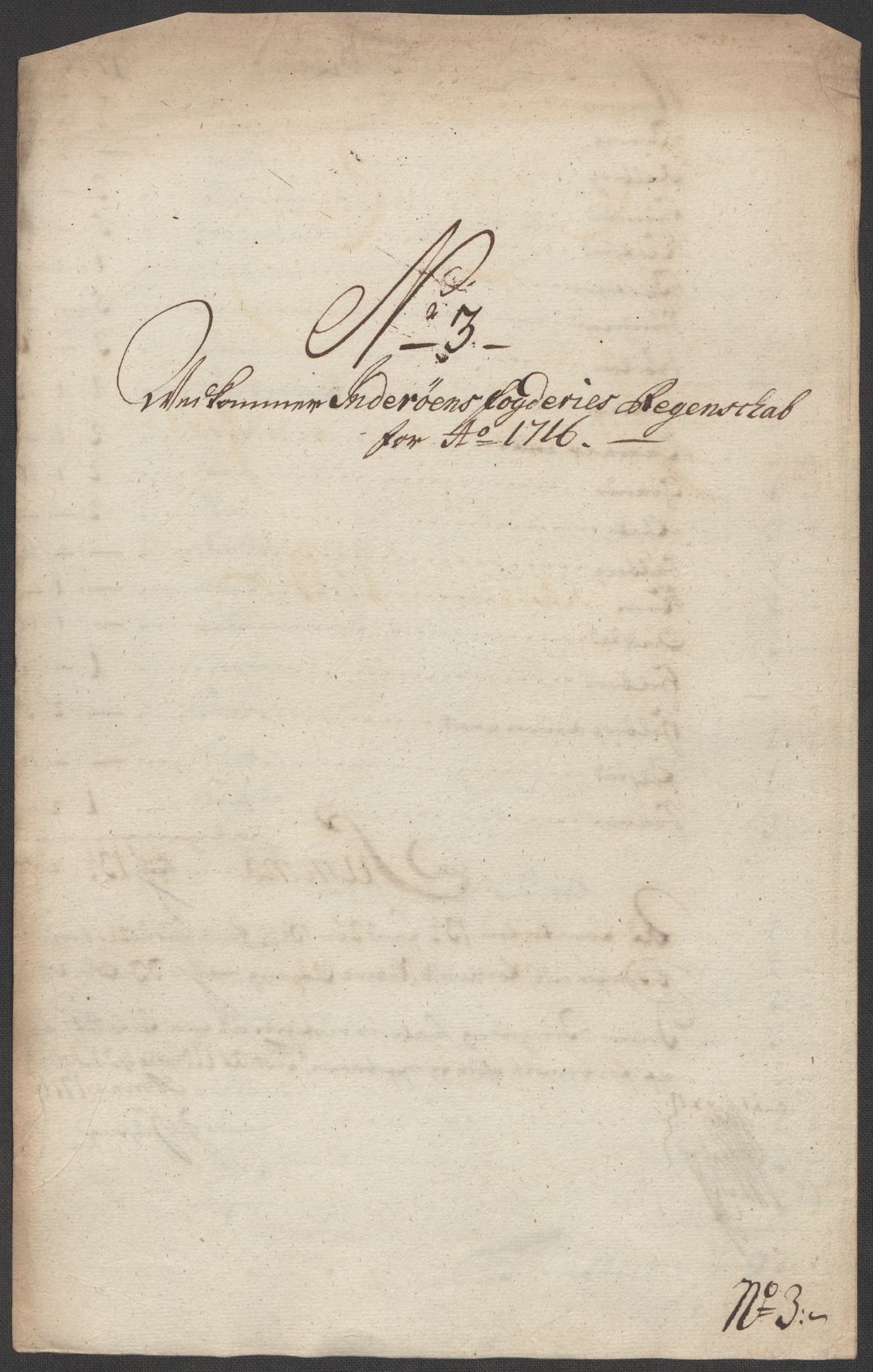 Rentekammeret inntil 1814, Reviderte regnskaper, Fogderegnskap, AV/RA-EA-4092/R63/L4324: Fogderegnskap Inderøy, 1716, s. 104