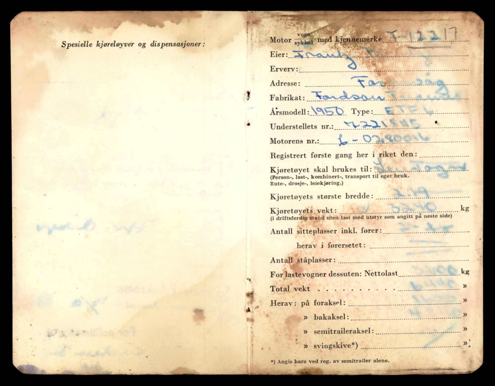Møre og Romsdal vegkontor - Ålesund trafikkstasjon, AV/SAT-A-4099/F/Fe/L0033: Registreringskort for kjøretøy T 12151 - T 12474, 1927-1998, s. 1757