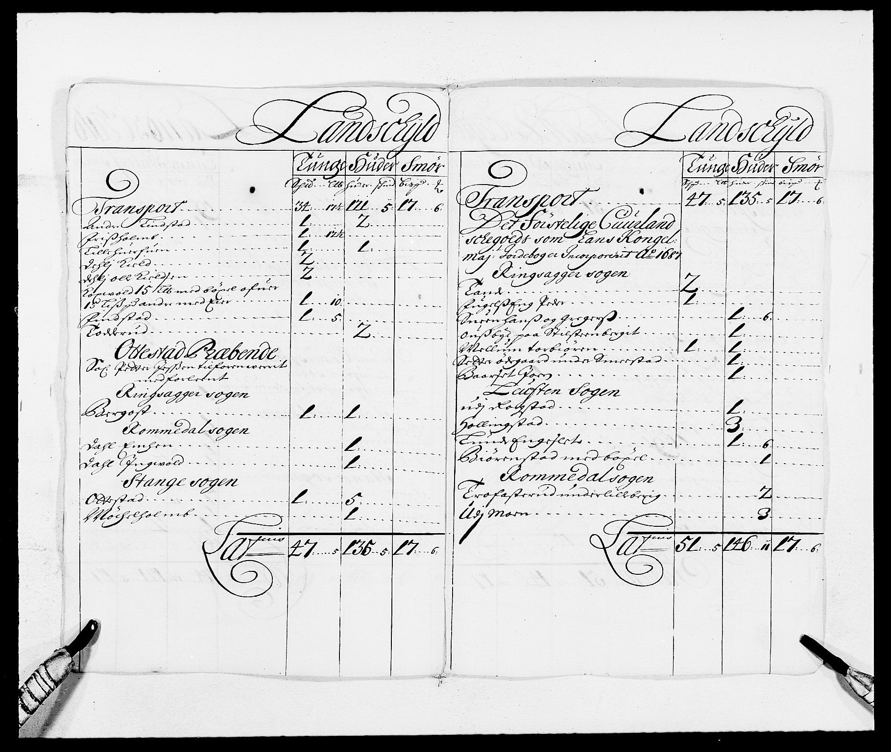 Rentekammeret inntil 1814, Reviderte regnskaper, Fogderegnskap, AV/RA-EA-4092/R16/L1031: Fogderegnskap Hedmark, 1689-1692, s. 43