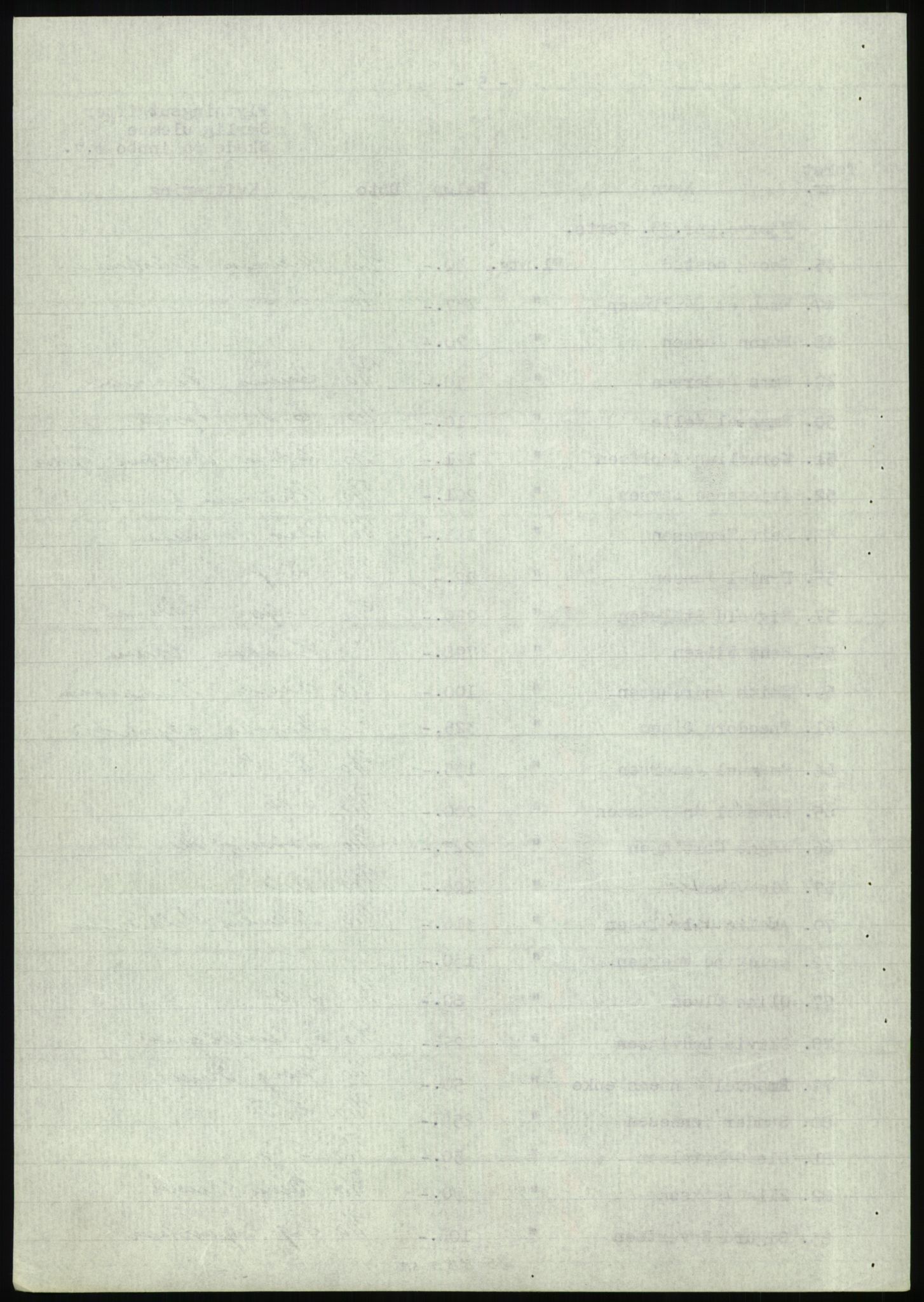 Forsvarsdepartementet, 10. kontor / Oppgjørskontoret, AV/RA-RAFA-1225/D/Db/L0180: Lista oppgjørskontor, 1942-1952, s. 1093