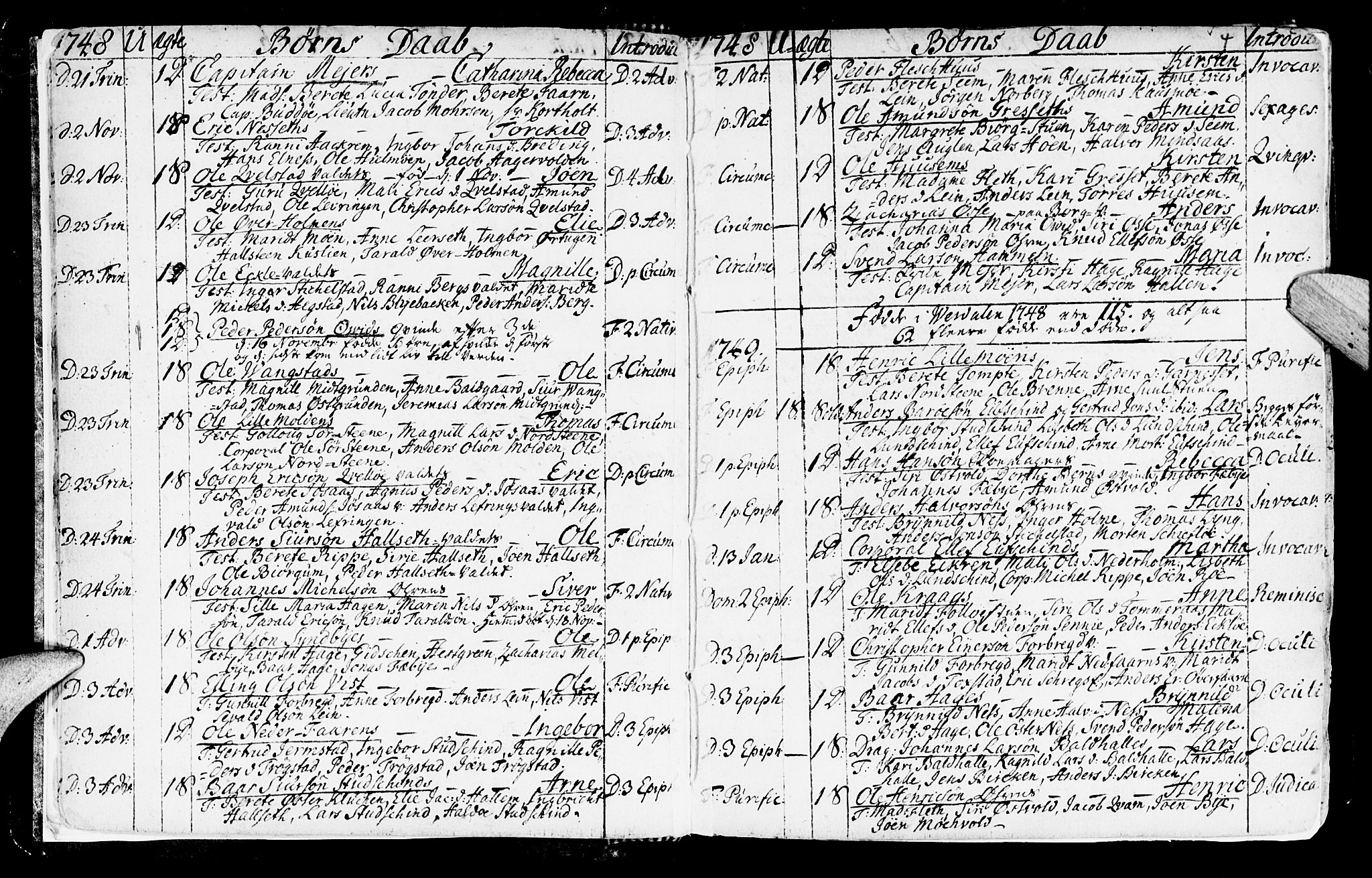 Ministerialprotokoller, klokkerbøker og fødselsregistre - Nord-Trøndelag, AV/SAT-A-1458/723/L0231: Ministerialbok nr. 723A02, 1748-1780, s. 4