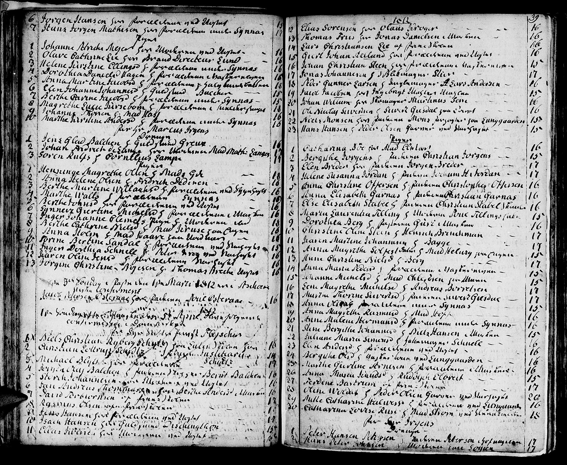 Domkirken sokneprestembete, AV/SAB-A-74801/H/Haa/L0004: Ministerialbok nr. A 4, 1763-1820, s. 39