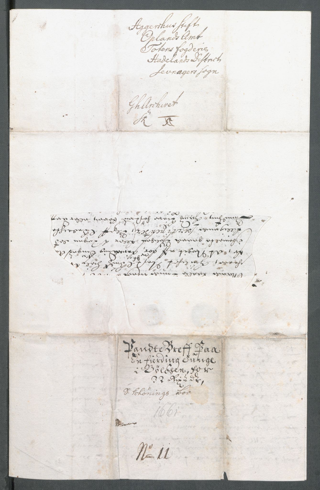 Riksarkivets diplomsamling, AV/RA-EA-5965/F02/L0169: Dokumenter, 1661-1663, s. 76