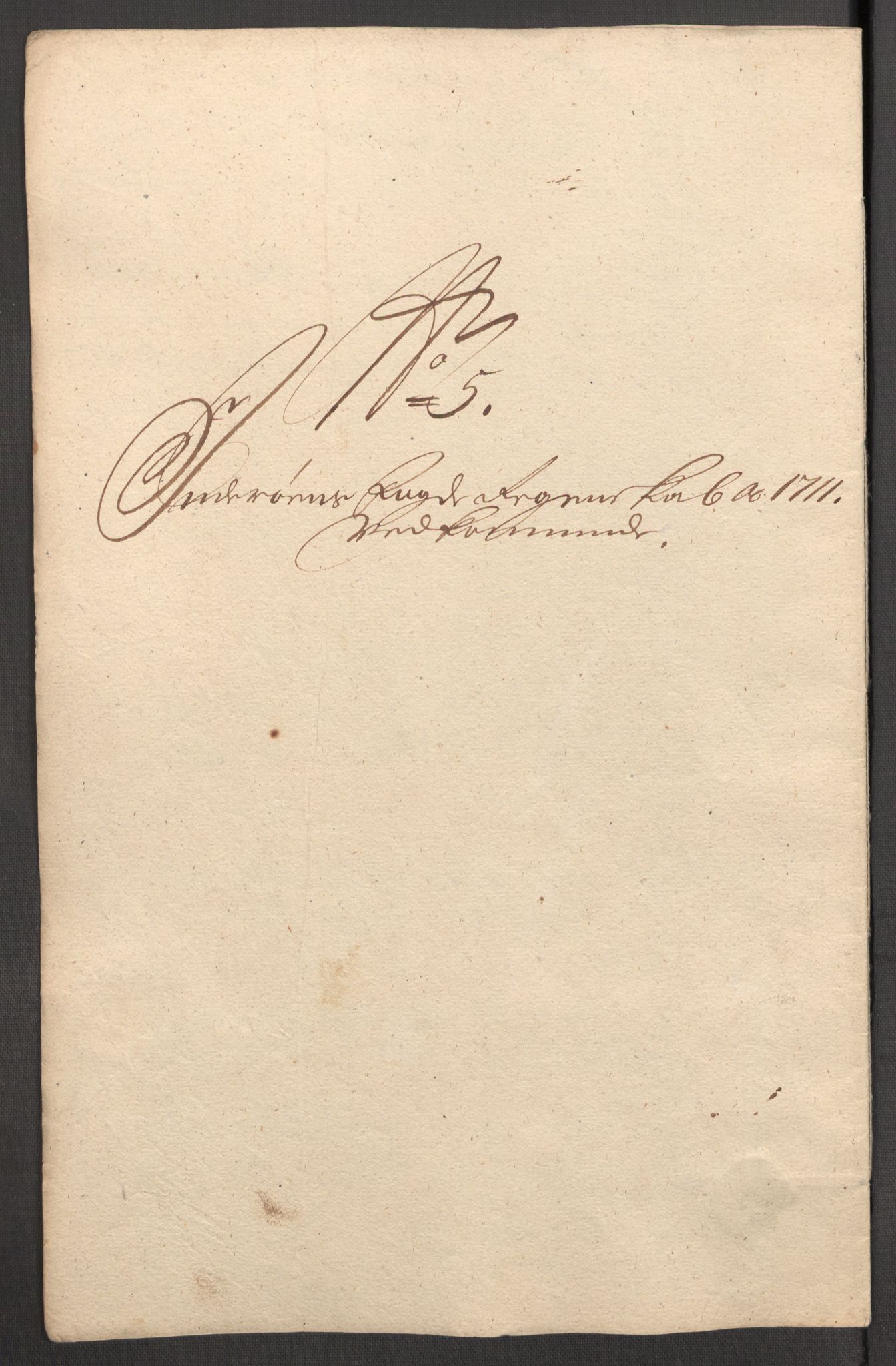 Rentekammeret inntil 1814, Reviderte regnskaper, Fogderegnskap, AV/RA-EA-4092/R63/L4319: Fogderegnskap Inderøy, 1711, s. 137
