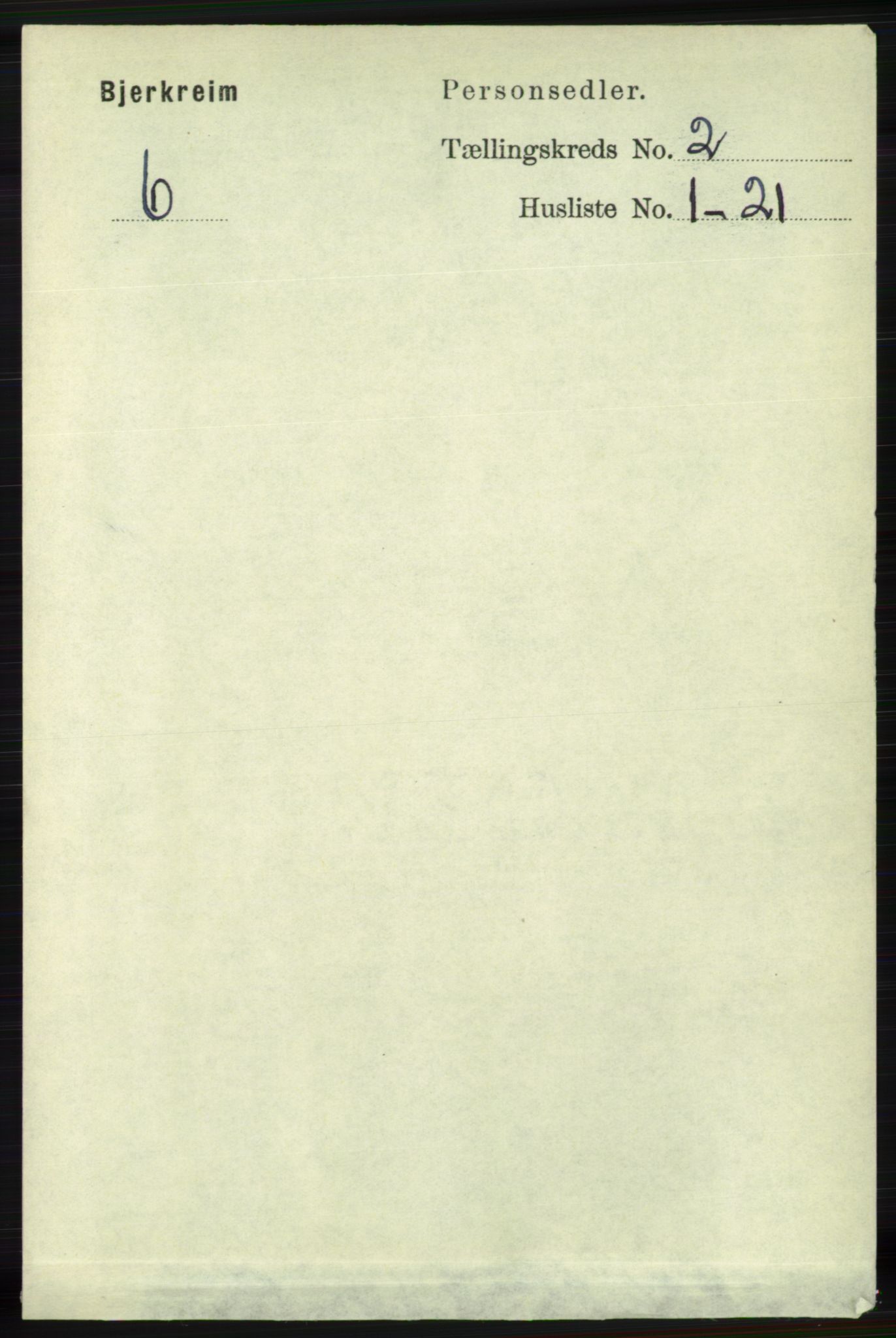 RA, Folketelling 1891 for 1114 Bjerkreim herred, 1891, s. 567