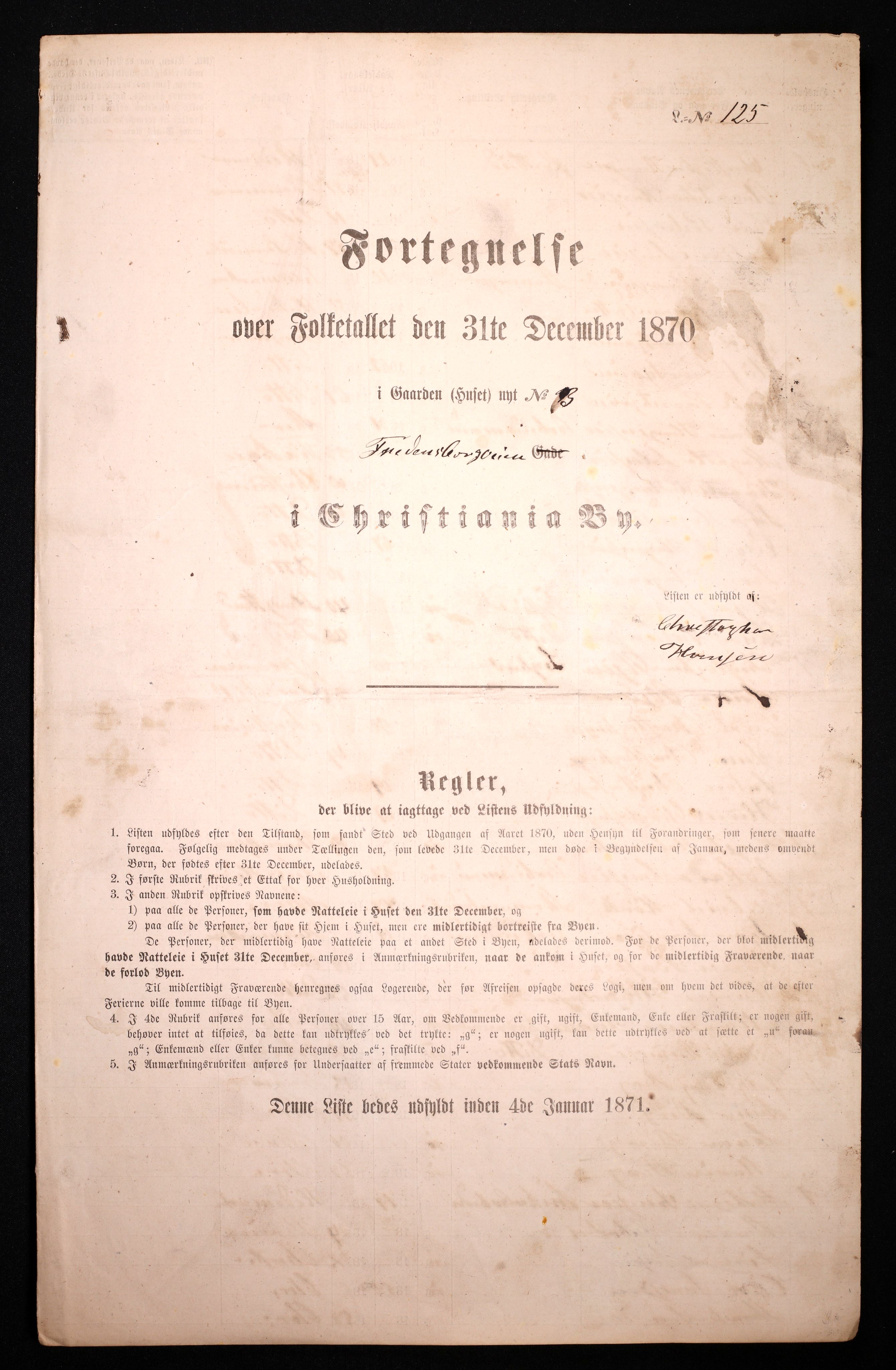 RA, Folketelling 1870 for 0301 Kristiania kjøpstad, 1870, s. 971