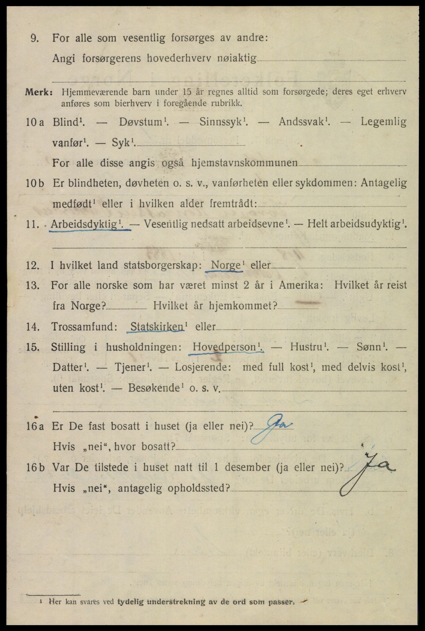 SAT, Folketelling 1920 for 1703 Namsos ladested, 1920, s. 5652