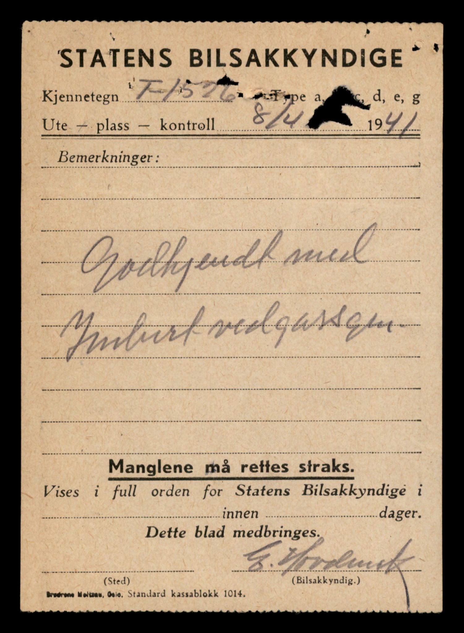 Møre og Romsdal vegkontor - Ålesund trafikkstasjon, AV/SAT-A-4099/F/Fe/L0034: Registreringskort for kjøretøy T 12500 - T 12652, 1927-1998, s. 2846