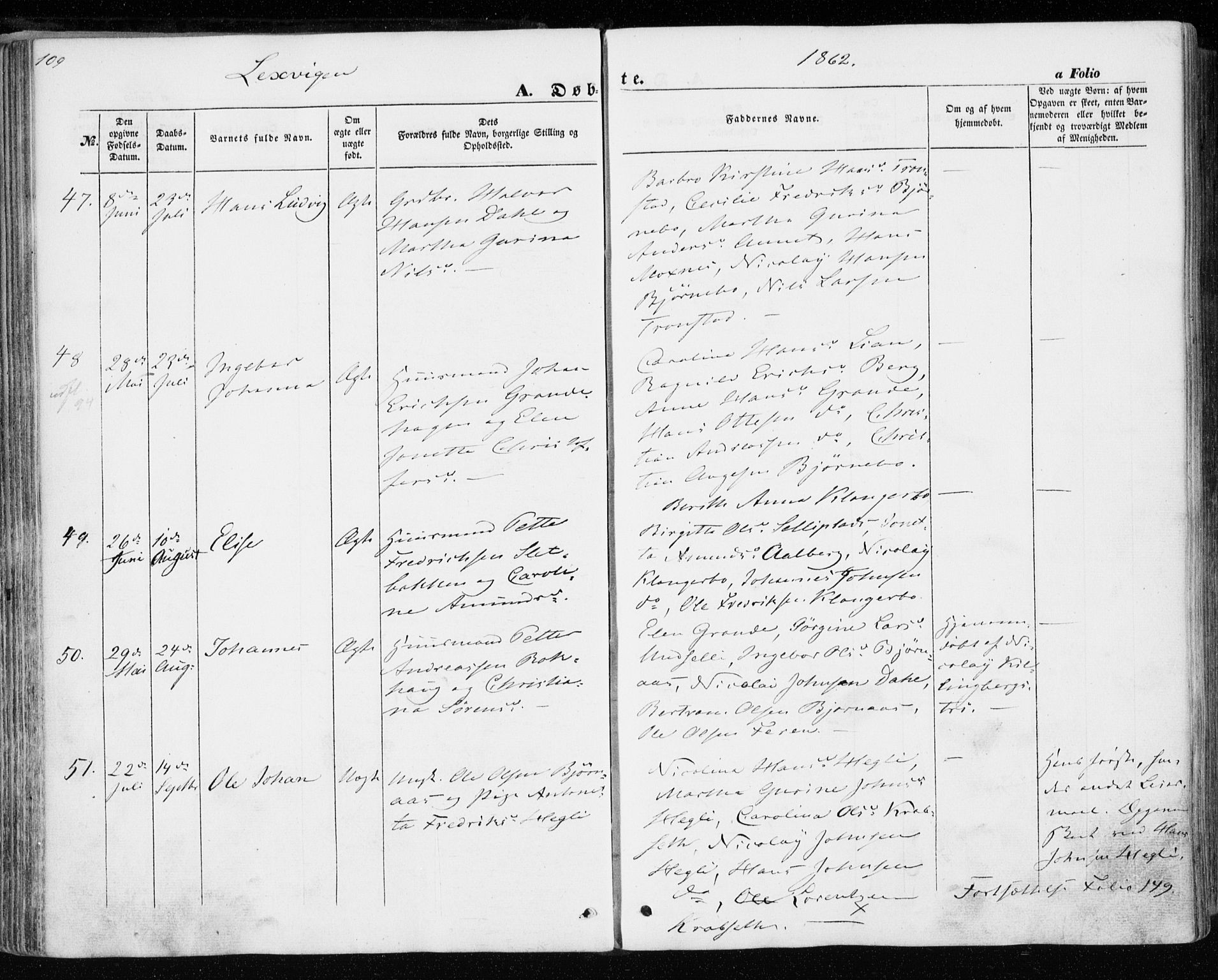 Ministerialprotokoller, klokkerbøker og fødselsregistre - Nord-Trøndelag, AV/SAT-A-1458/701/L0008: Ministerialbok nr. 701A08 /1, 1854-1863, s. 109