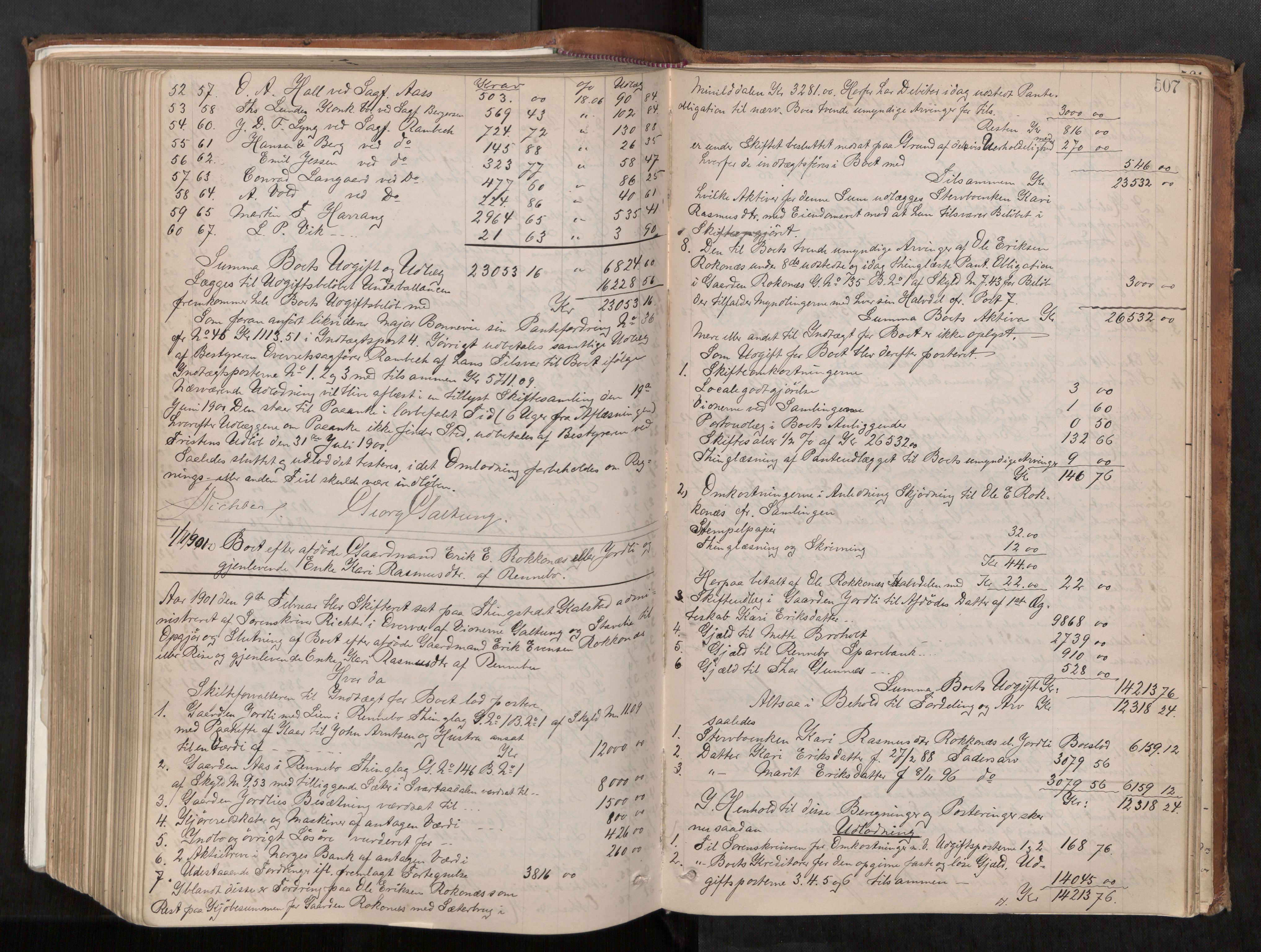 Orkdal sorenskriveri, AV/SAT-A-4169/1/3/3Aa/L0014: Skifteprotokoller, 1881-1902, s. 507