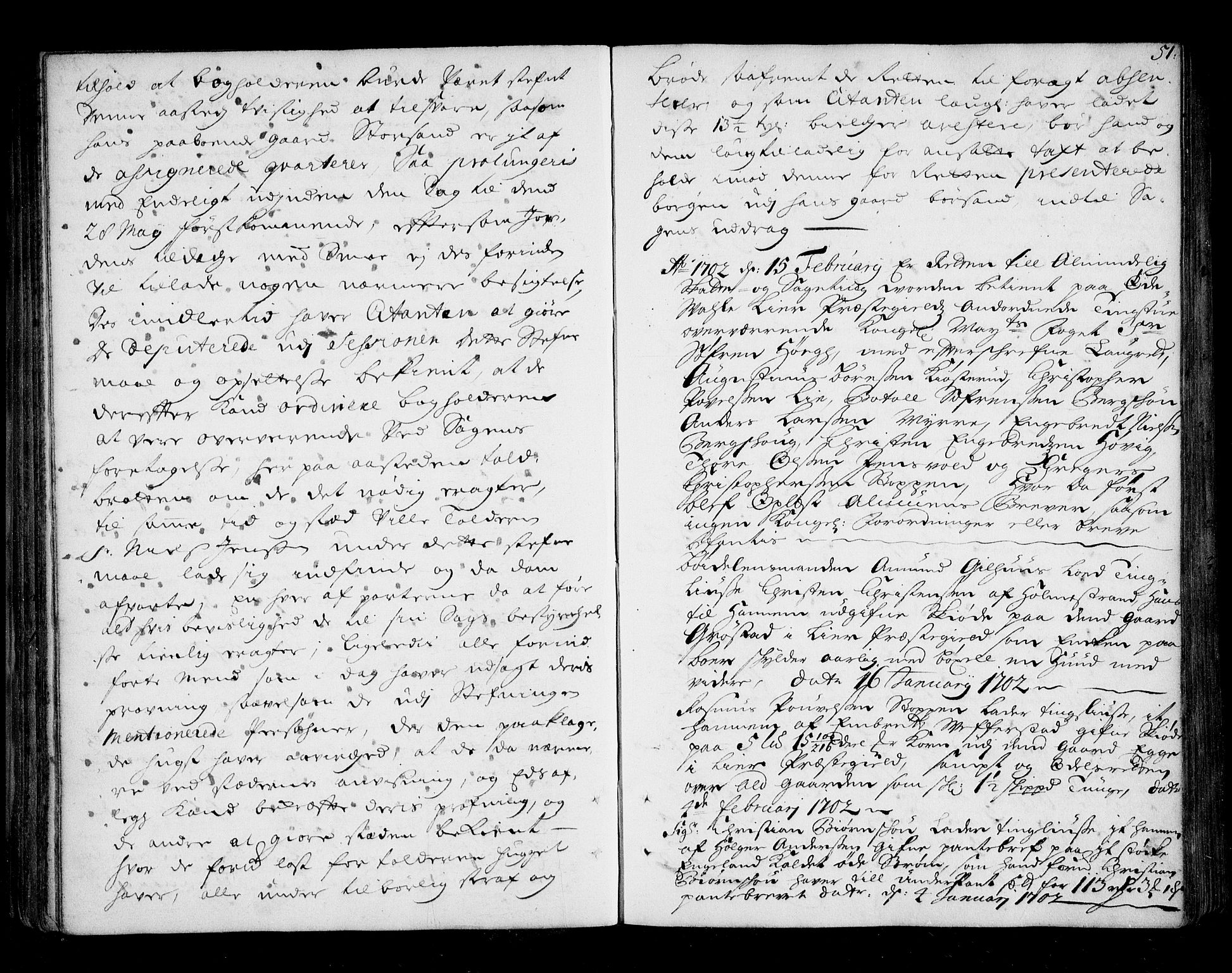 Lier, Røyken og Hurum sorenskriveri, AV/SAKO-A-89/F/Fa/L0039: Tingbok, 1701-1704, s. 51