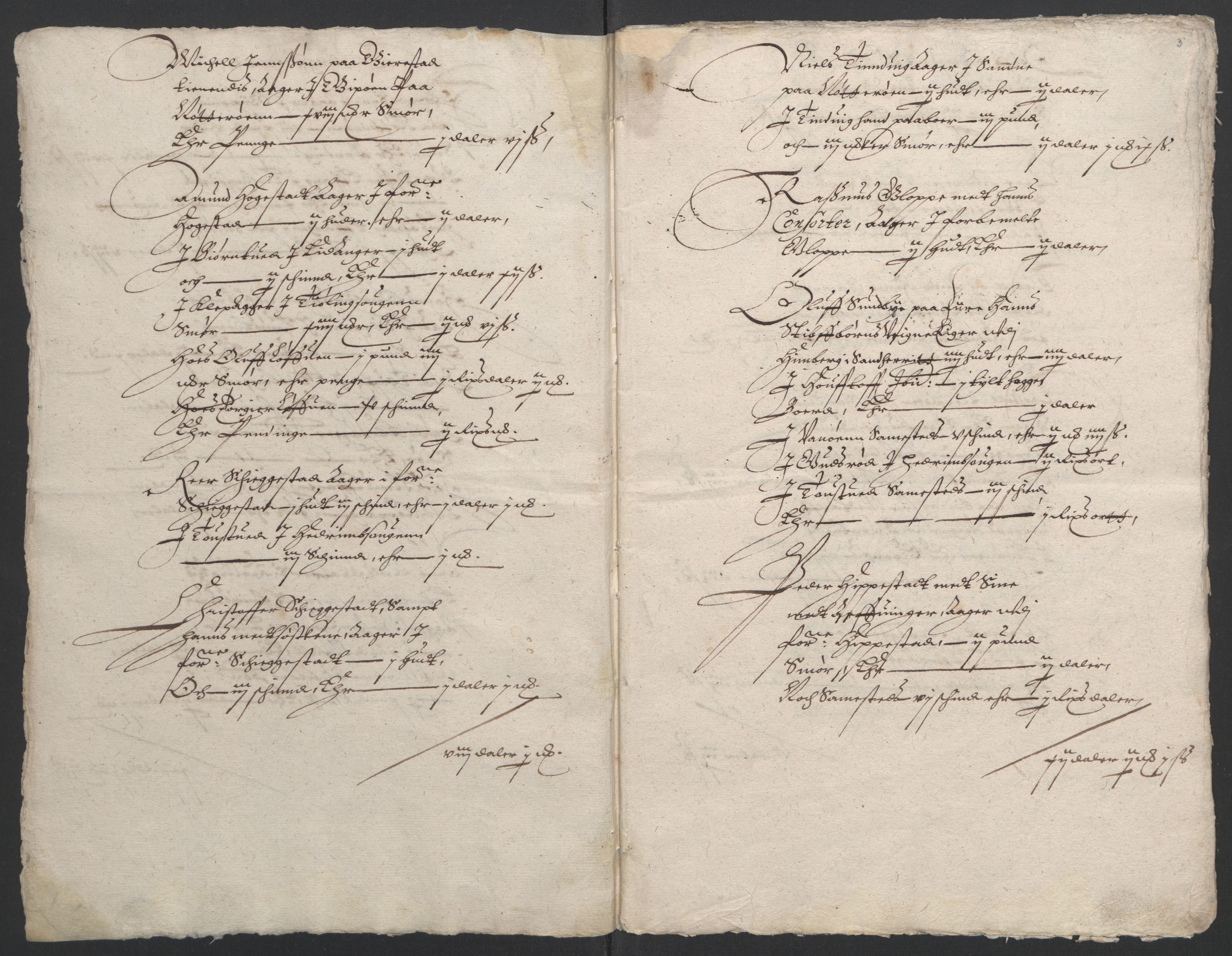 Stattholderembetet 1572-1771, AV/RA-EA-2870/Ek/L0009/0001: Jordebøker til utlikning av rosstjeneste 1624-1626: / Odelsjordebøker for noen vikværske len, 1624-1626, s. 225