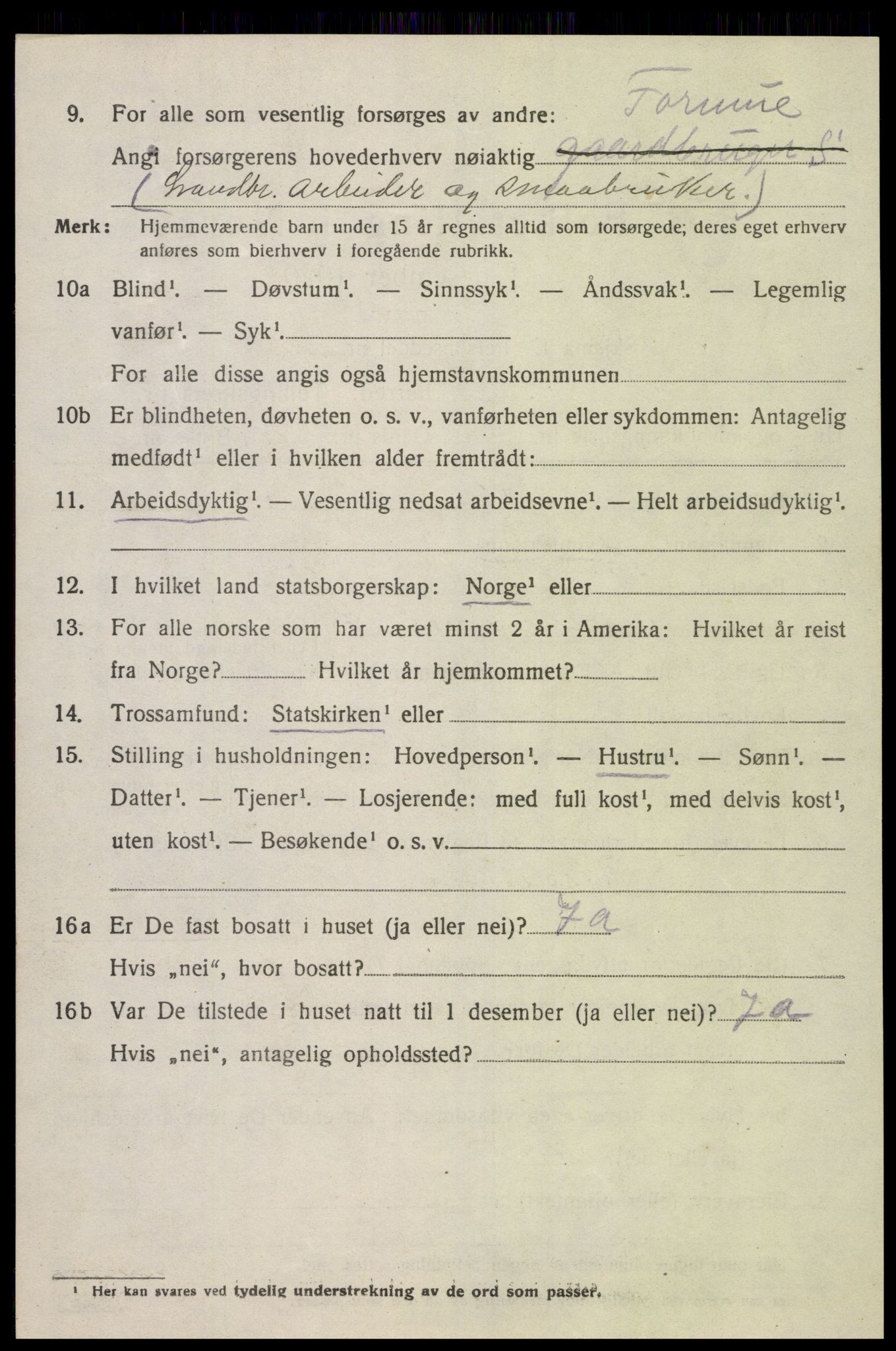 SAK, Folketelling 1920 for 1017 Greipstad herred, 1920, s. 2099