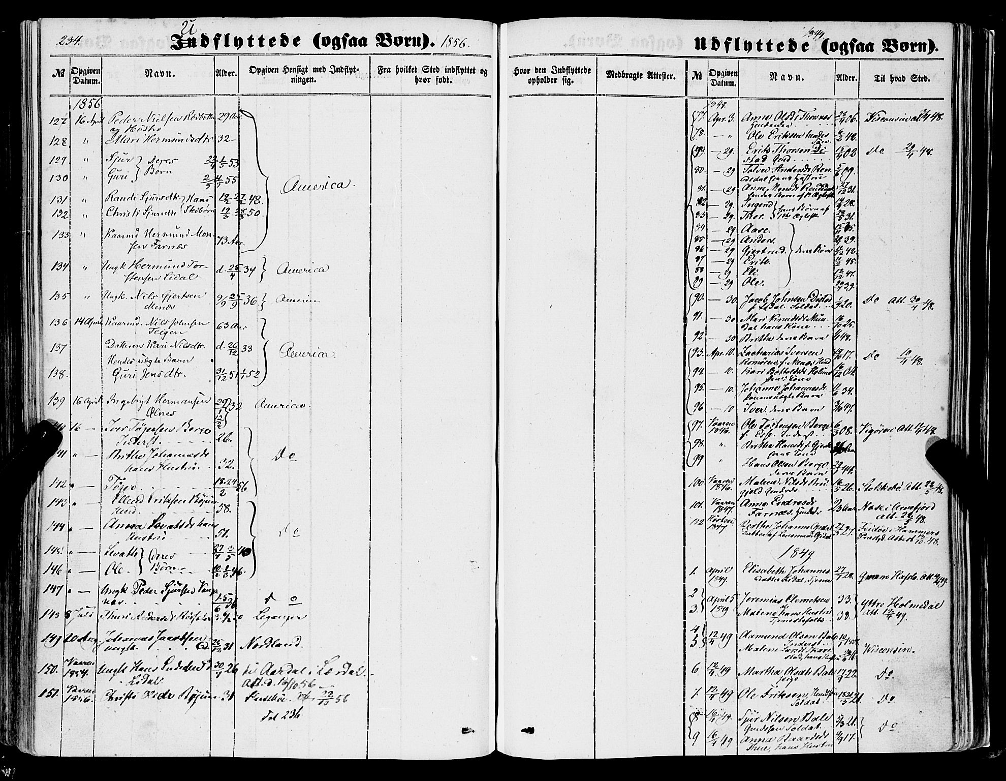 Balestrand sokneprestembete, AV/SAB-A-79601/H/Haa/Haaa/L0002: Ministerialbok nr. A 2, 1847-1866, s. 234