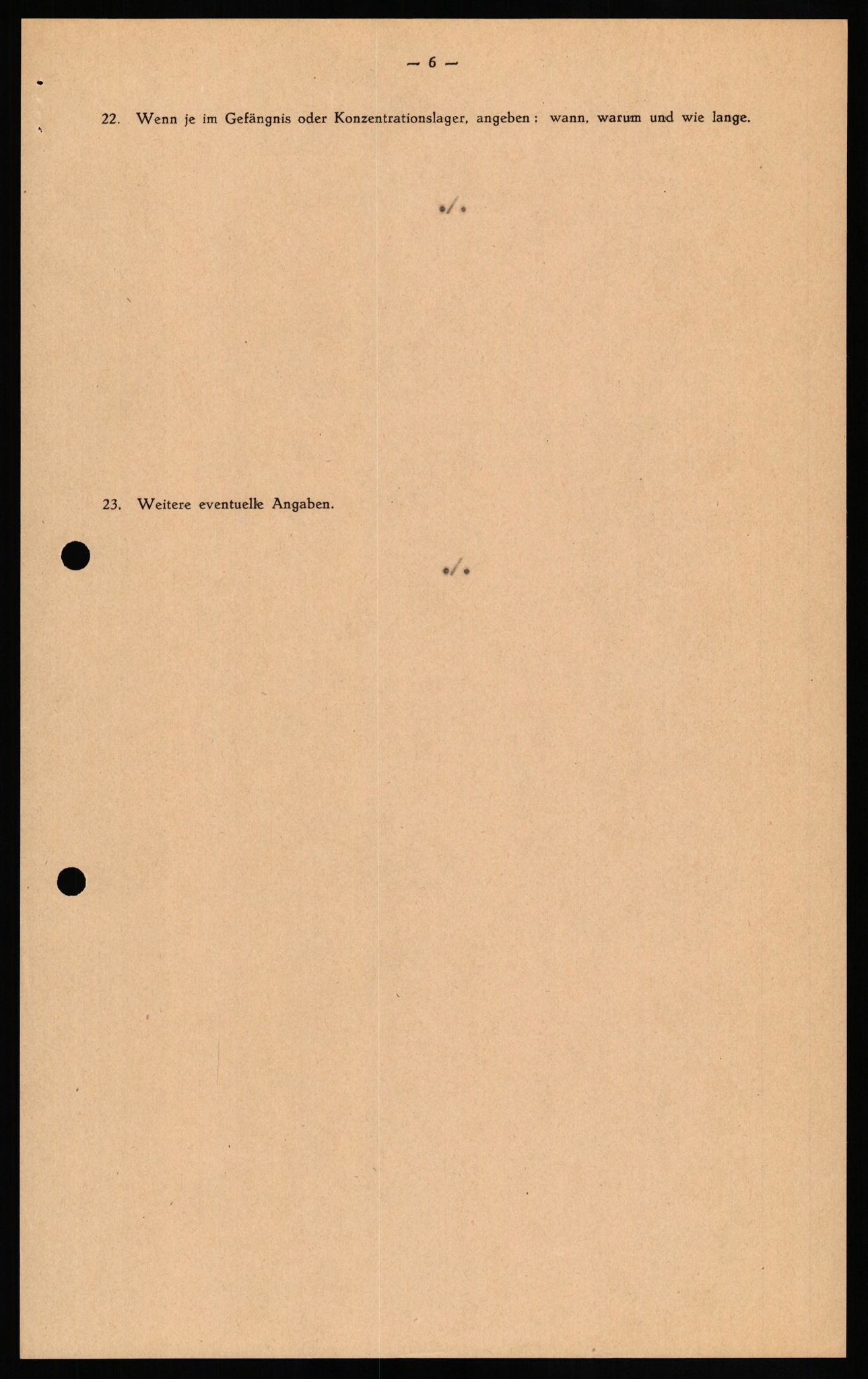 Forsvaret, Forsvarets overkommando II, AV/RA-RAFA-3915/D/Db/L0027: CI Questionaires. Tyske okkupasjonsstyrker i Norge. Tyskere., 1945-1946, s. 330