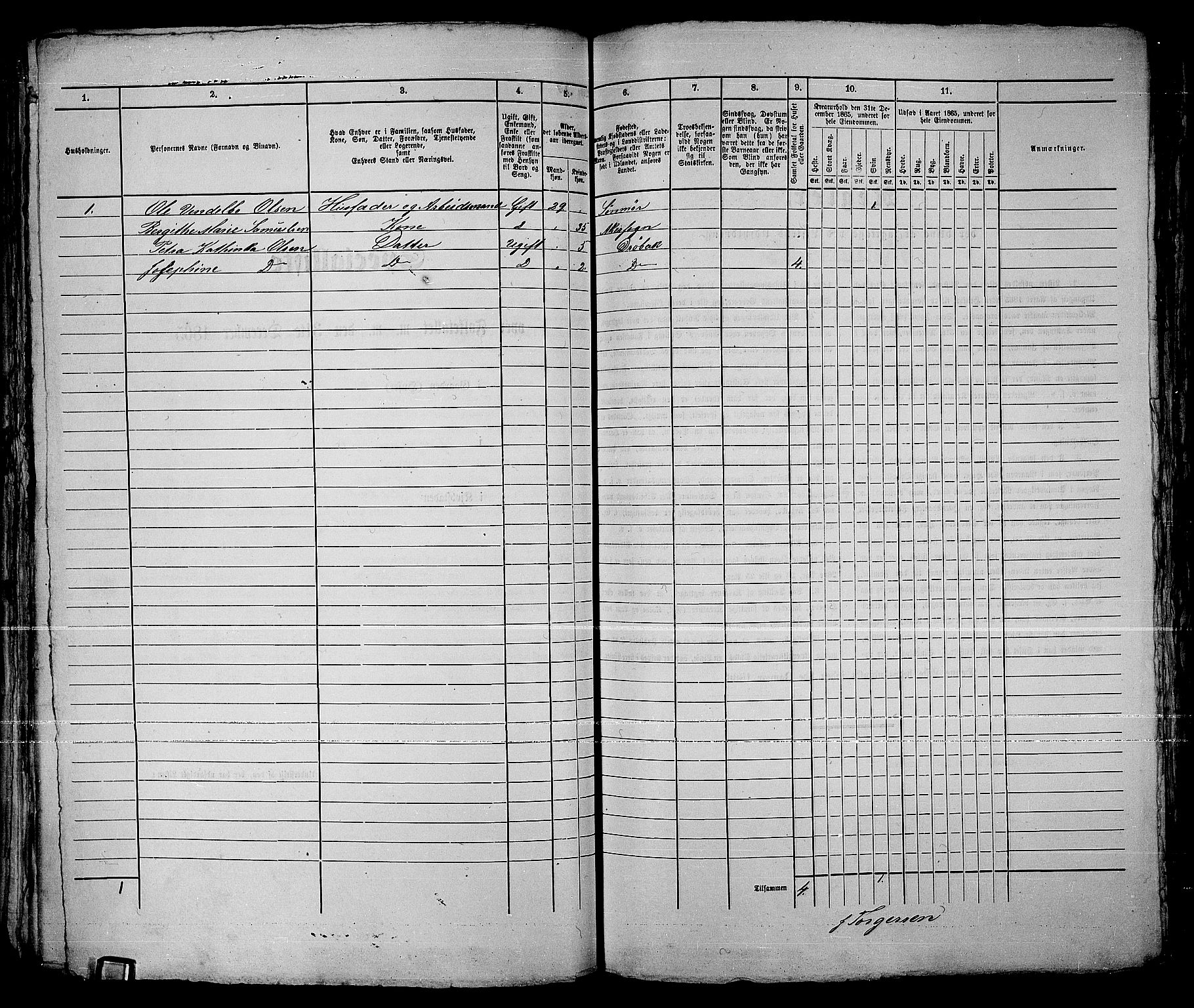 RA, Folketelling 1865 for 0203B Drøbak prestegjeld, Drøbak kjøpstad, 1865, s. 215