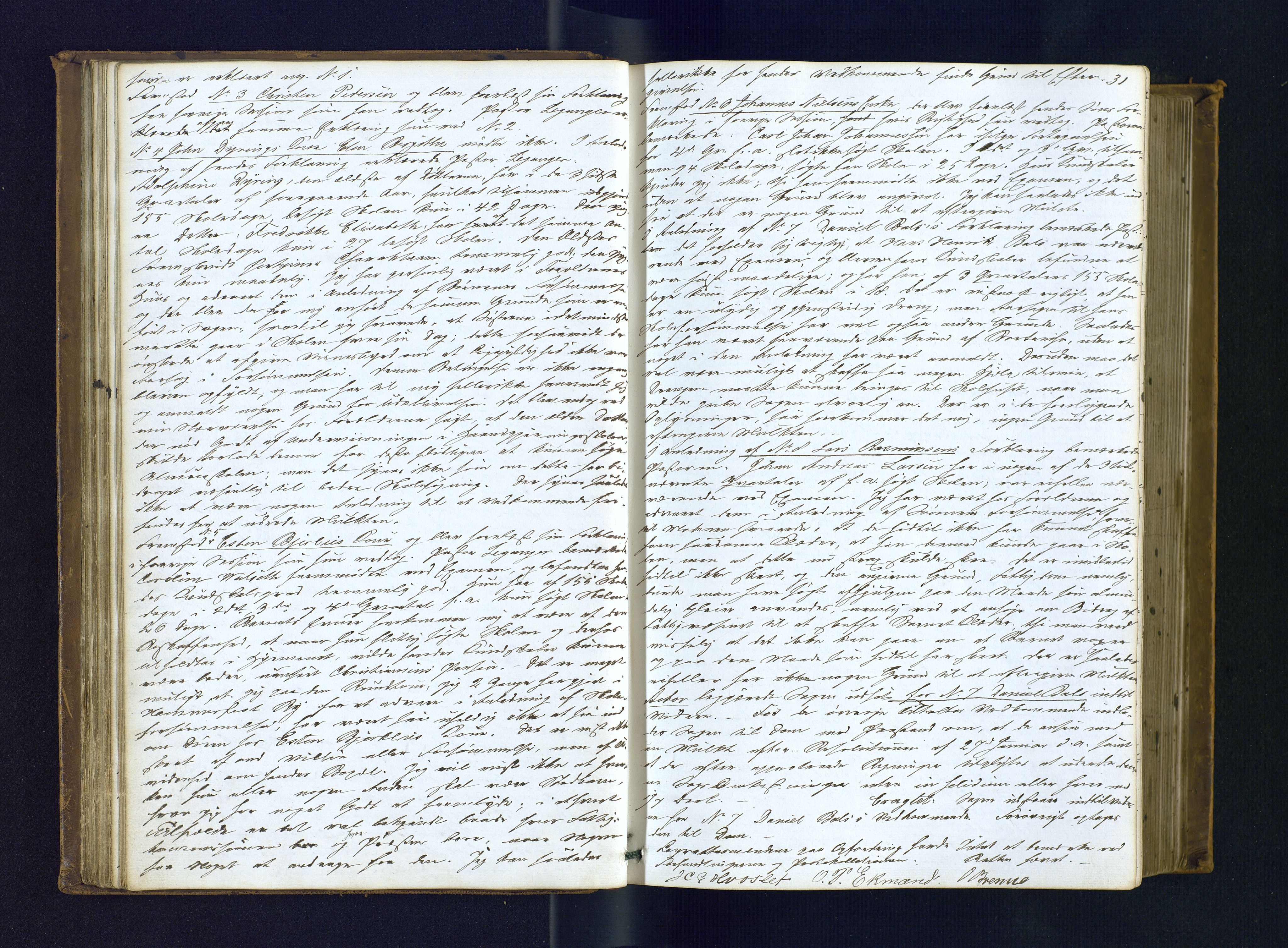 Byfogden i Hammerfest, AV/SATØ-S-0064/G/L0115: Ekstrarettsprotokoll m/reg., 1857-1864, s. 31