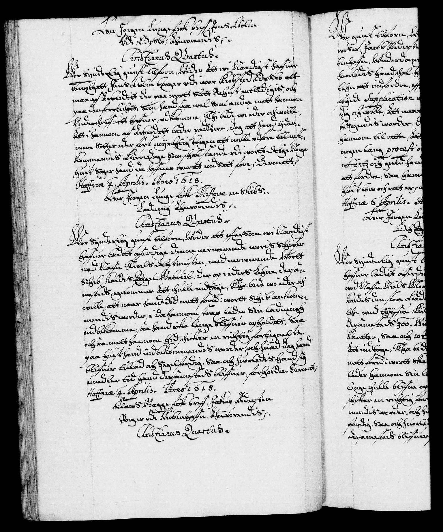 Danske Kanselli 1572-1799, AV/RA-EA-3023/F/Fc/Fca/Fcab/L0004: Norske tegnelser (mikrofilm), 1617-1627, s. 72b