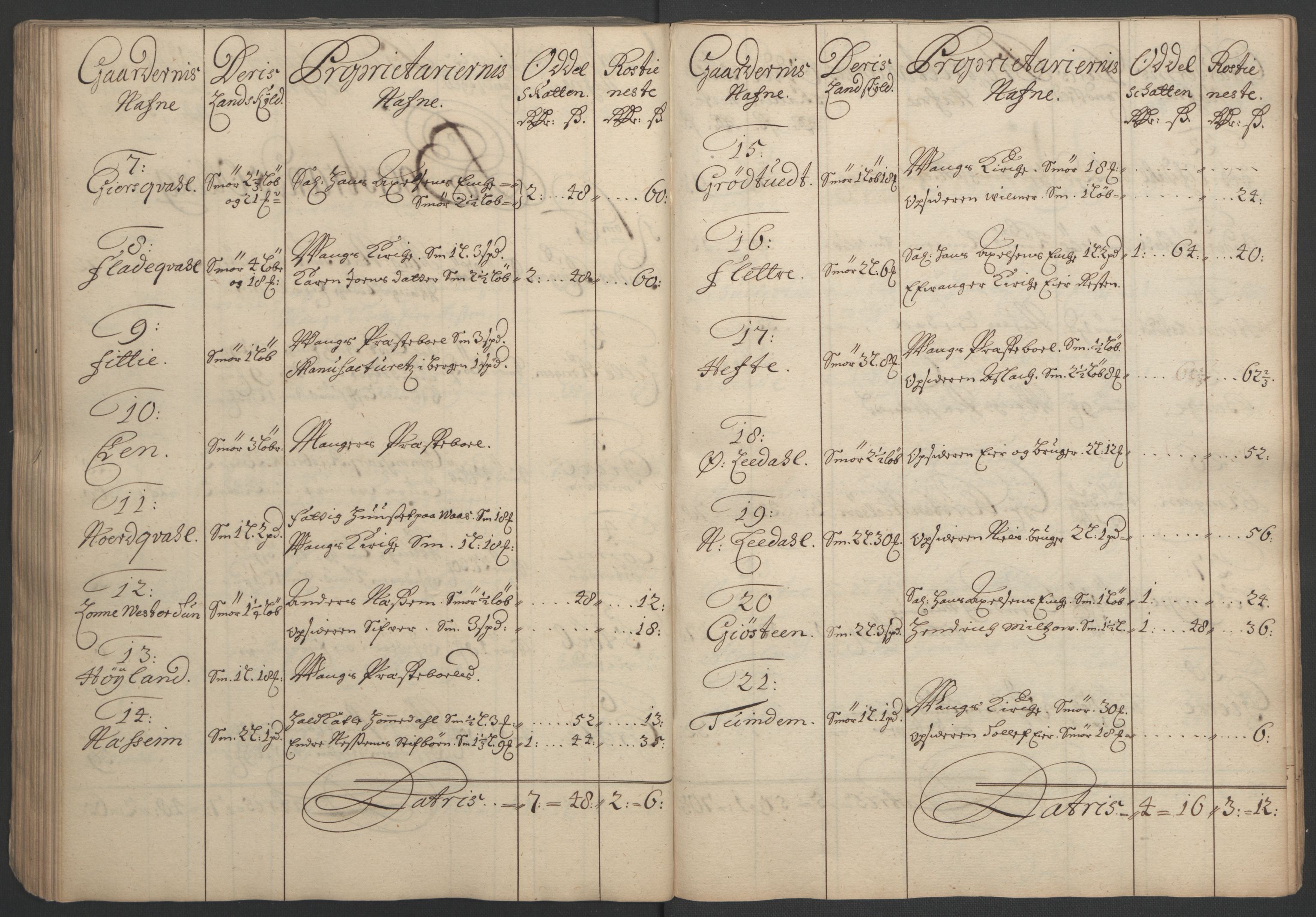 Rentekammeret inntil 1814, Reviderte regnskaper, Fogderegnskap, AV/RA-EA-4092/R51/L3183: Fogderegnskap Nordhordland og Voss, 1695-1697, s. 242