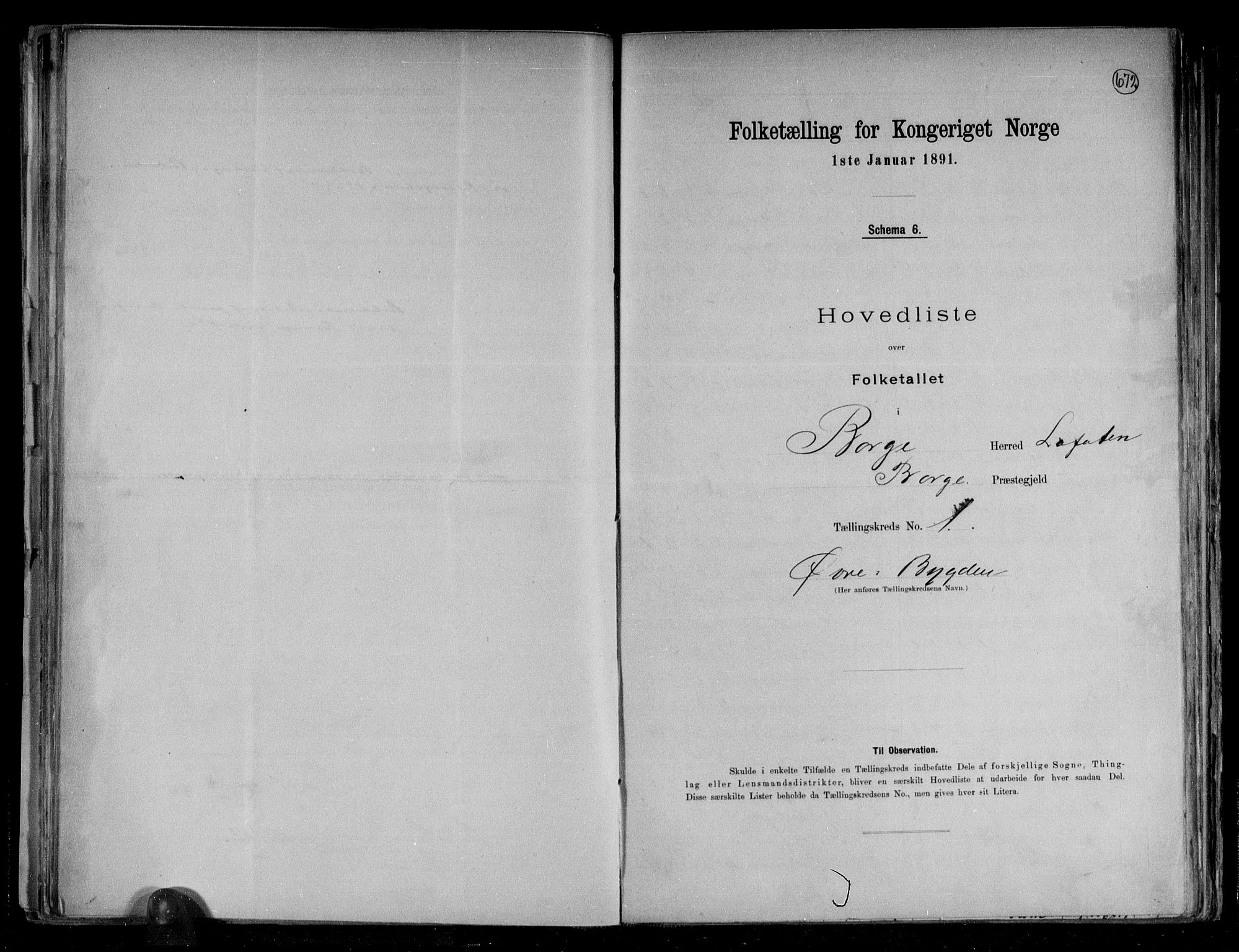 RA, Folketelling 1891 for 1862 Borge herred, 1891, s. 6