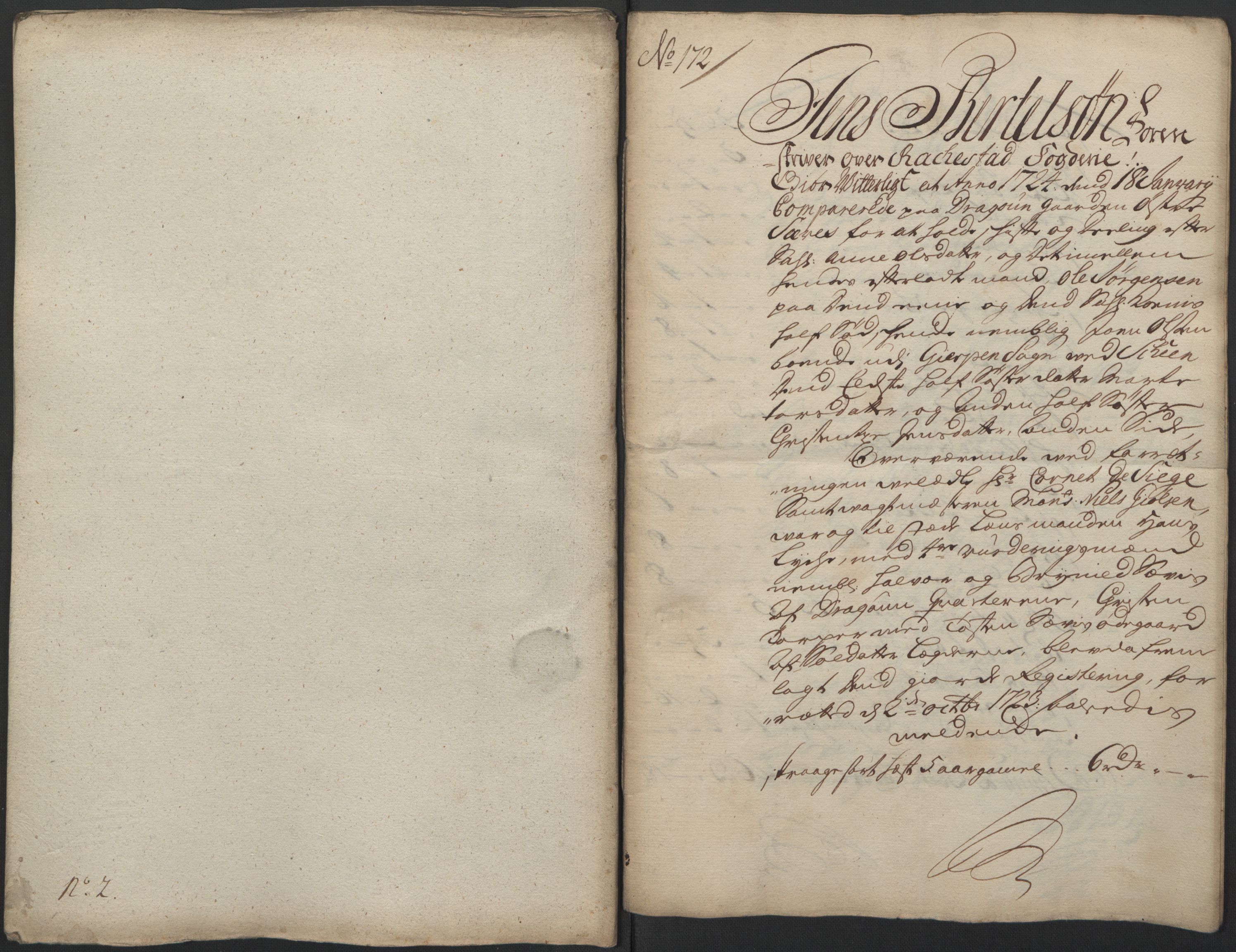 Forsvaret, Generalauditøren, AV/RA-RAFA-1772/F/Fj/Fjb/L0004: Skifter nr. 160 - 194 (1723, 1724), 1723-1724, s. 198