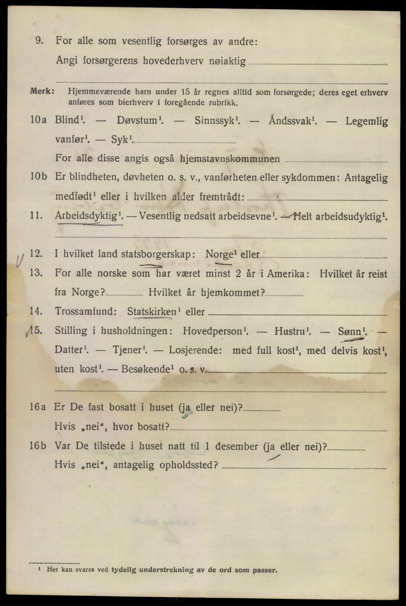 SAO, Folketelling 1920 for 0301 Kristiania kjøpstad, 1920, s. 224716