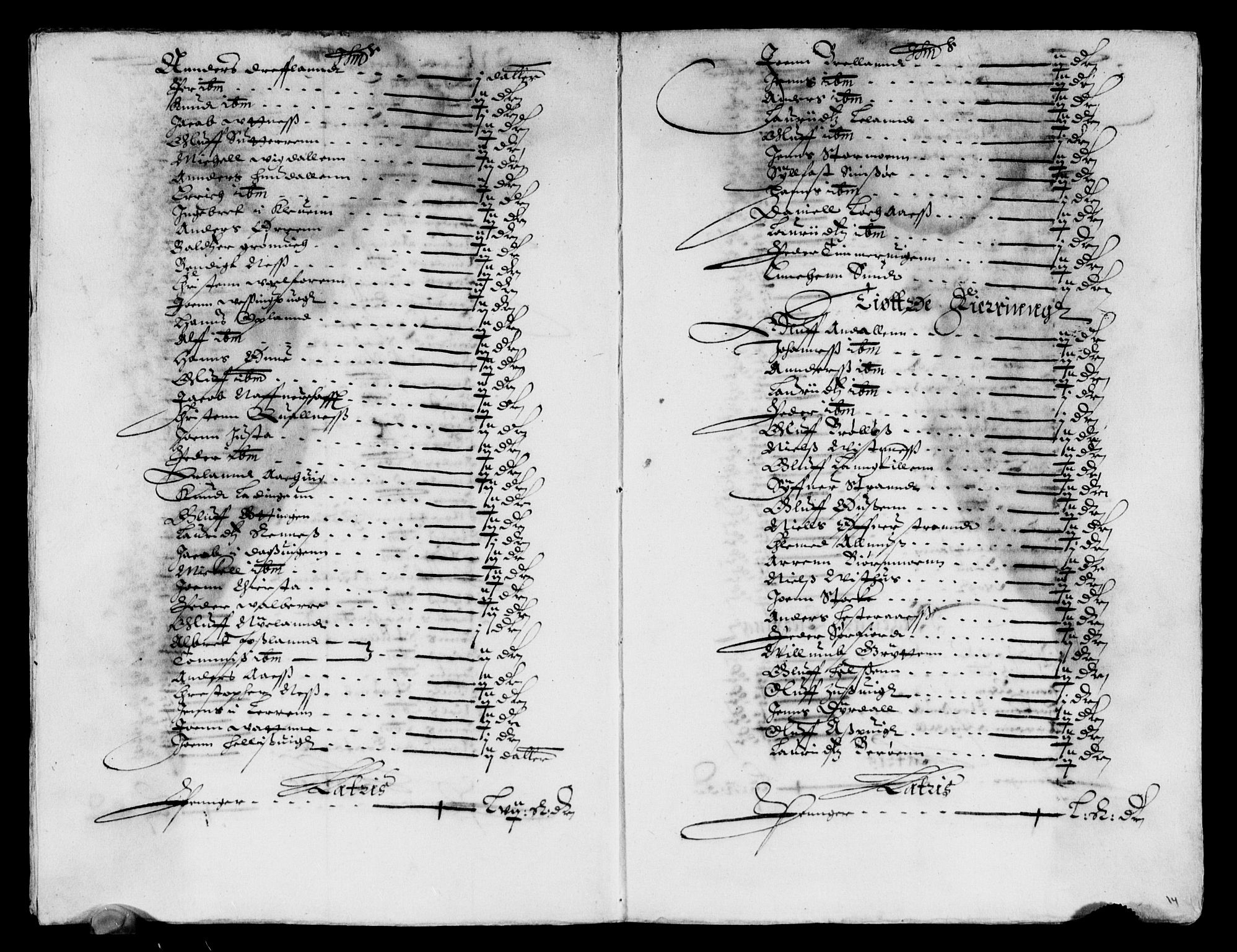 Rentekammeret inntil 1814, Reviderte regnskaper, Lensregnskaper, RA/EA-5023/R/Rb/Rbz/L0032: Nordlandenes len, 1640-1644