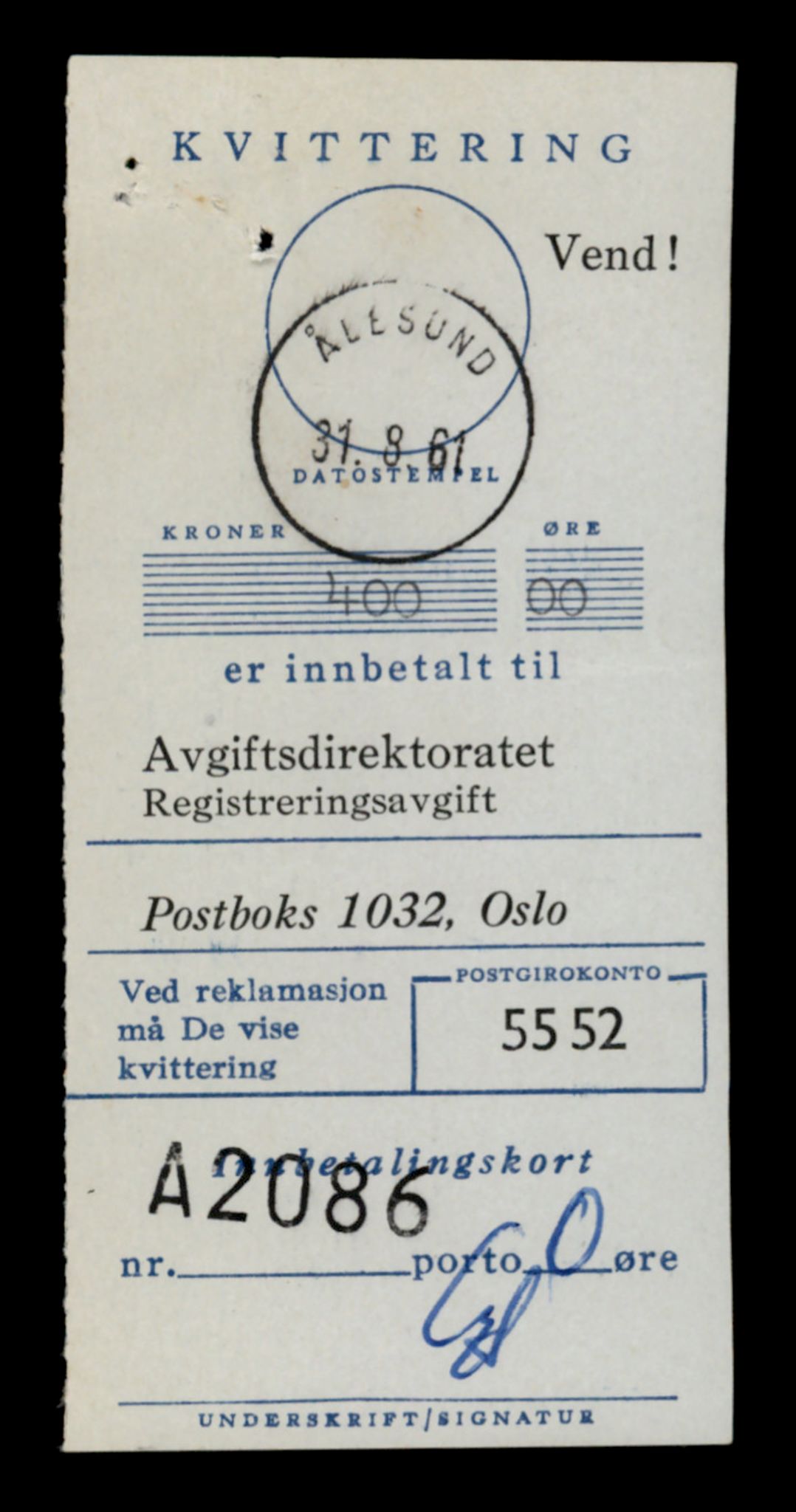 Møre og Romsdal vegkontor - Ålesund trafikkstasjon, SAT/A-4099/F/Fe/L0004: Registreringskort for kjøretøy T 341 - T 442, 1927-1998, s. 2035