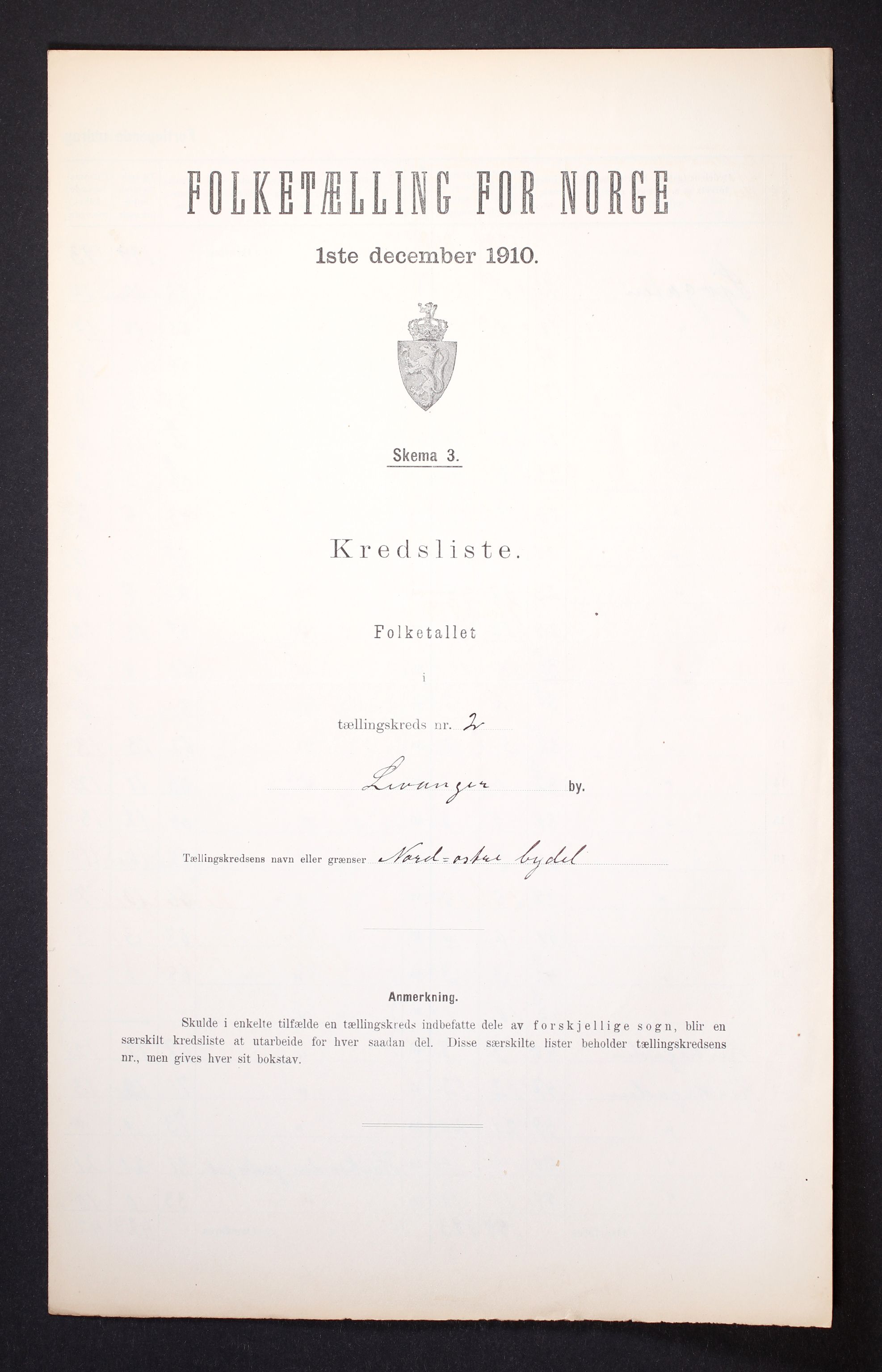 RA, Folketelling 1910 for 1701 Levanger kjøpstad, 1910, s. 8