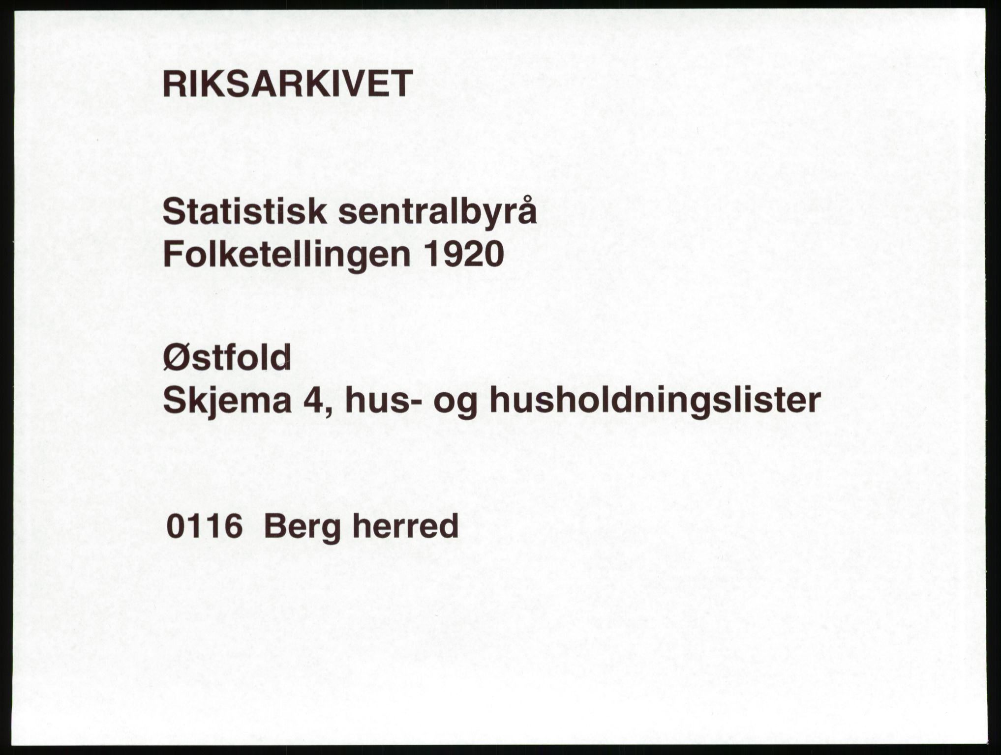 SAO, Folketelling 1920 for 0116 Berg herred, 1920, s. 41