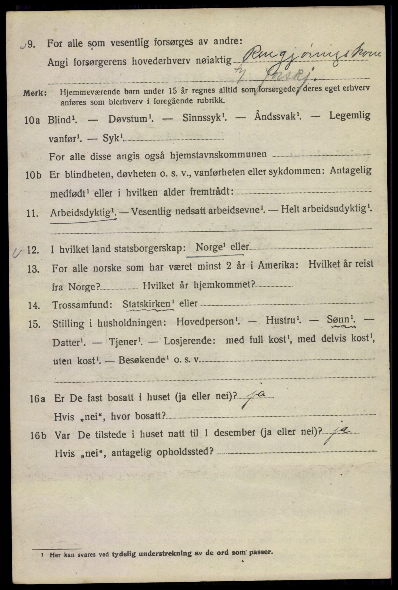 SAO, Folketelling 1920 for 0301 Kristiania kjøpstad, 1920, s. 477616