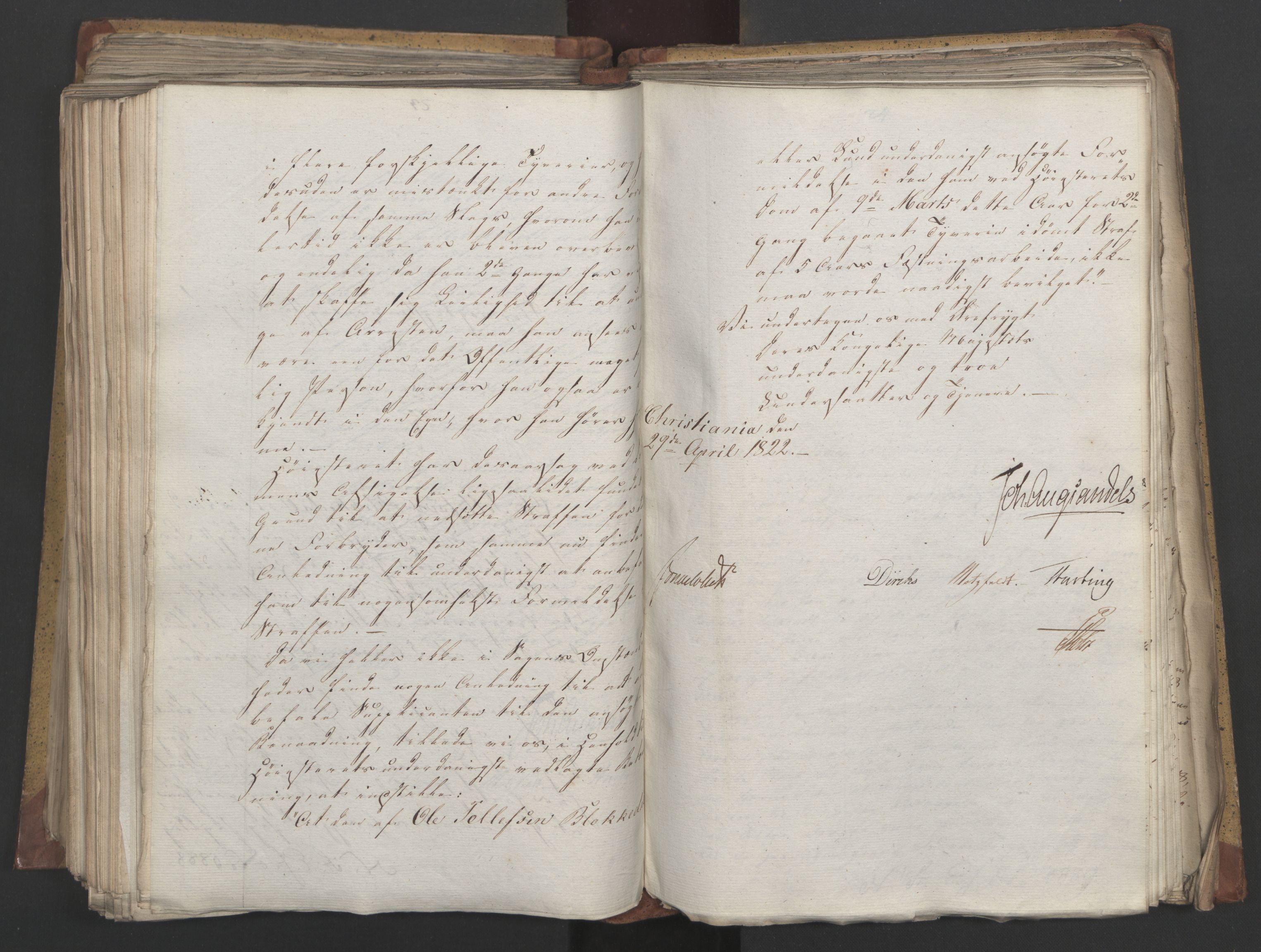Statsrådsavdelingen i Stockholm, AV/RA-S-1003/D/Da/L0030: Regjeringsinnstillinger nr. 5800-5931, 1822, s. 344