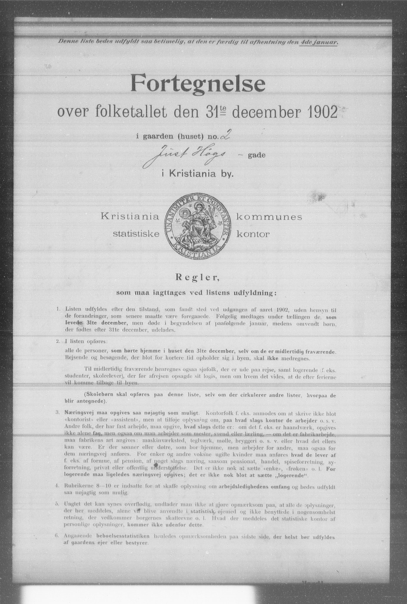OBA, Kommunal folketelling 31.12.1902 for Kristiania kjøpstad, 1902, s. 9035