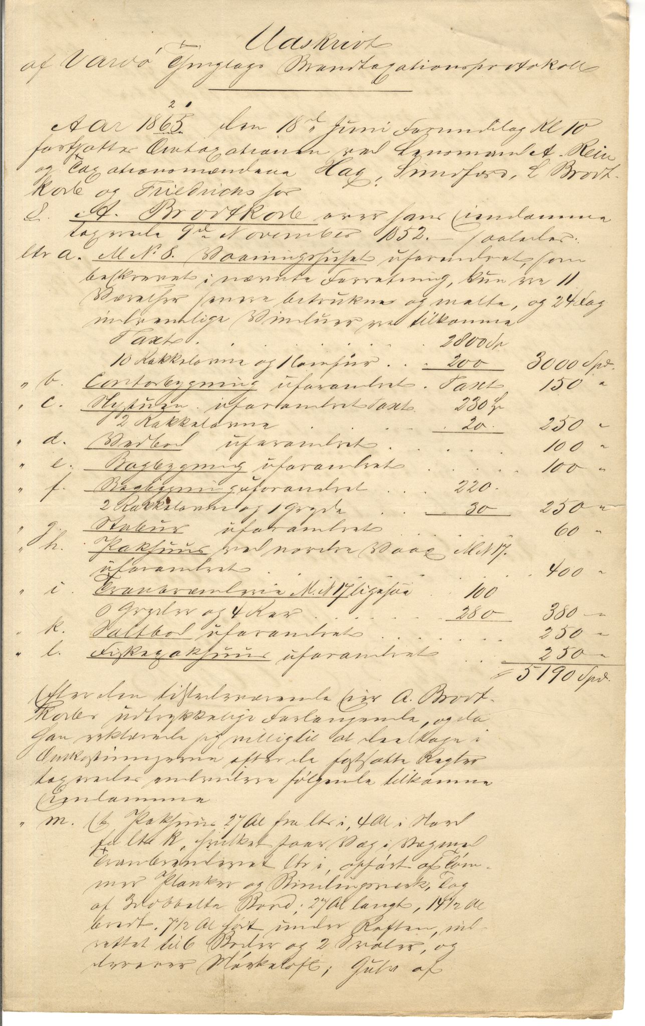 Brodtkorb handel A/S, VAMU/A-0001/Q/Qb/L0001: Skjøter og grunnbrev i Vardø by, 1822-1943, s. 189