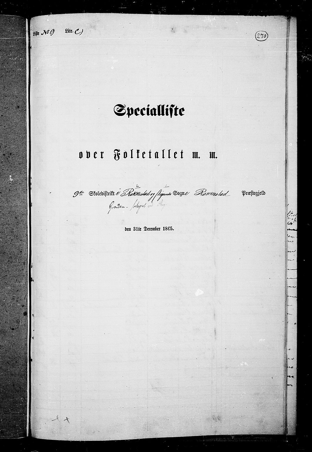 RA, Folketelling 1865 for 0128P Rakkestad prestegjeld, 1865, s. 259