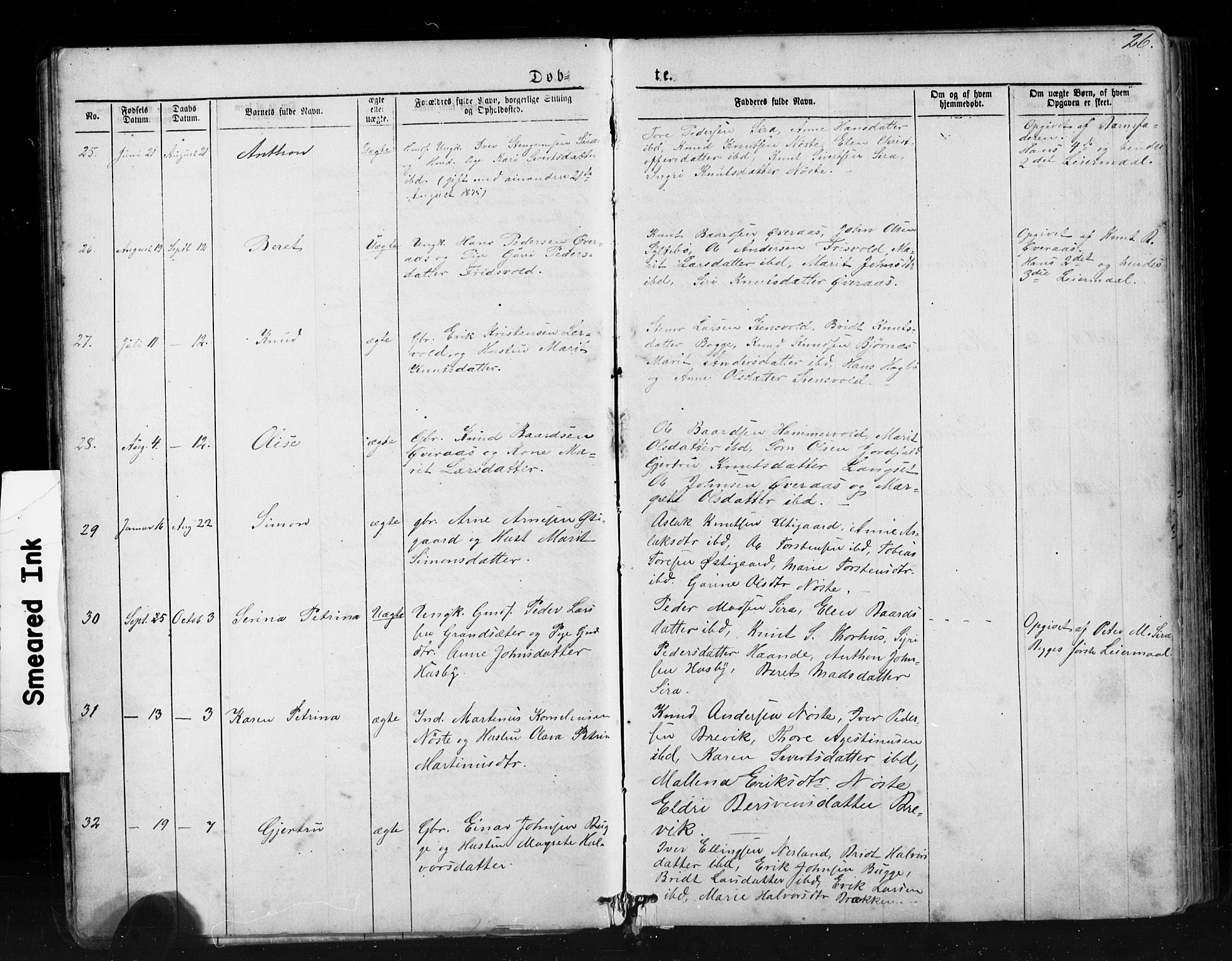 Ministerialprotokoller, klokkerbøker og fødselsregistre - Møre og Romsdal, AV/SAT-A-1454/552/L0638: Klokkerbok nr. 552C01, 1867-1902, s. 26