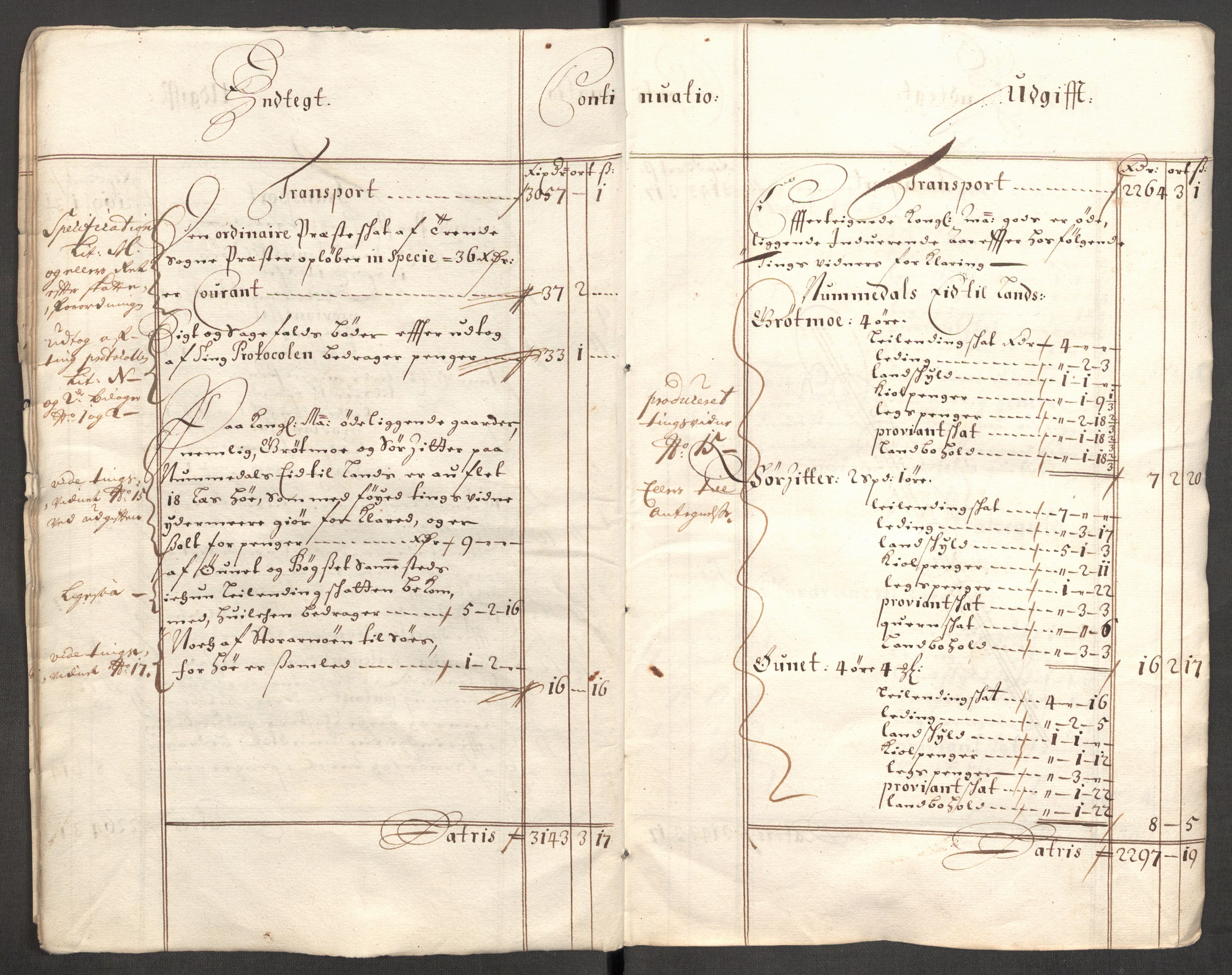 Rentekammeret inntil 1814, Reviderte regnskaper, Fogderegnskap, AV/RA-EA-4092/R64/L4426: Fogderegnskap Namdal, 1699-1700, s. 7
