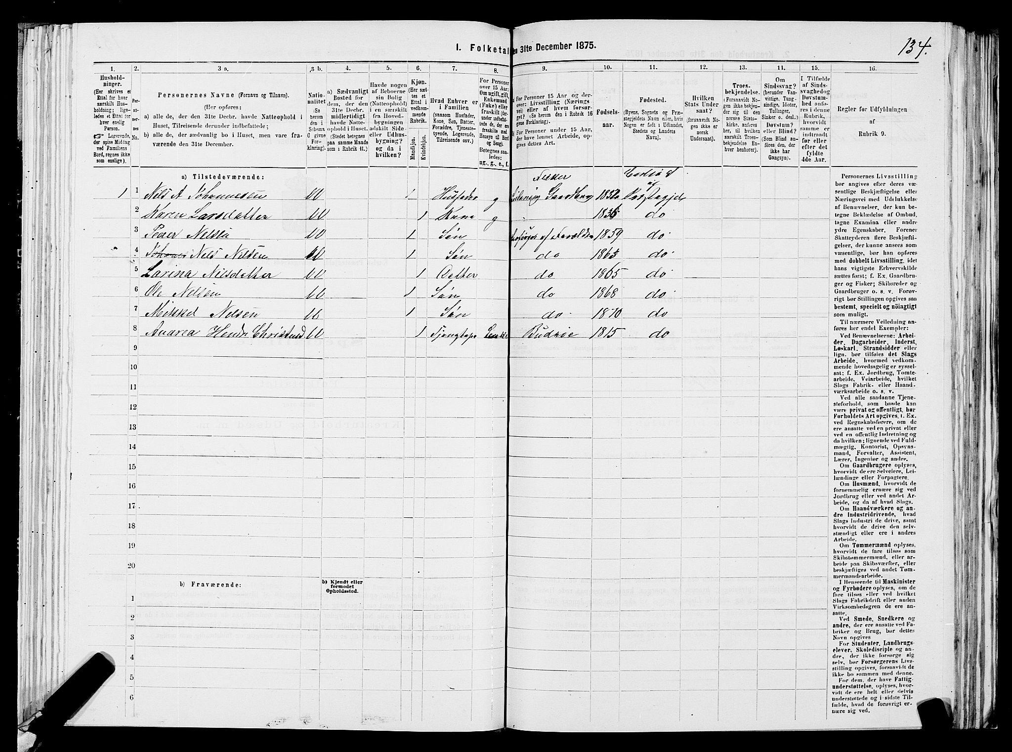SATØ, Folketelling 1875 for 1936P Karlsøy prestegjeld, 1875, s. 2134