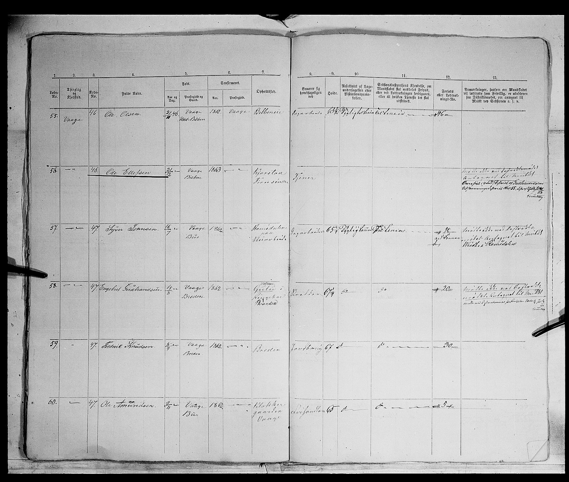 Fylkesmannen i Oppland, AV/SAH-FYO-002/1/K/Kg/L1174: Fron, Nordre og Søndre Fron, Vågå, 1860-1879, s. 451